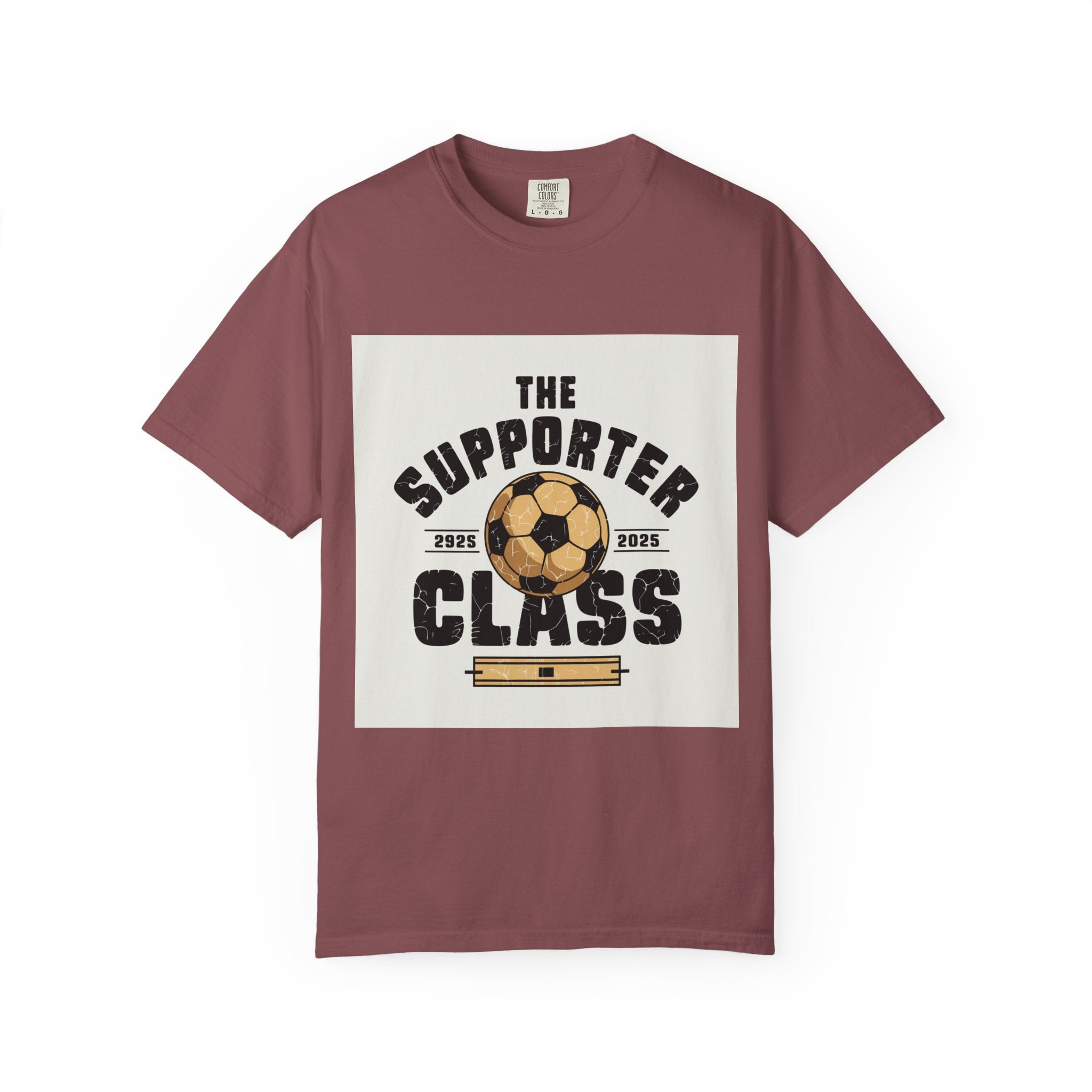 Vintage Football Fan T-Shirt 2026 Blokecore Supporter Garment Dyed