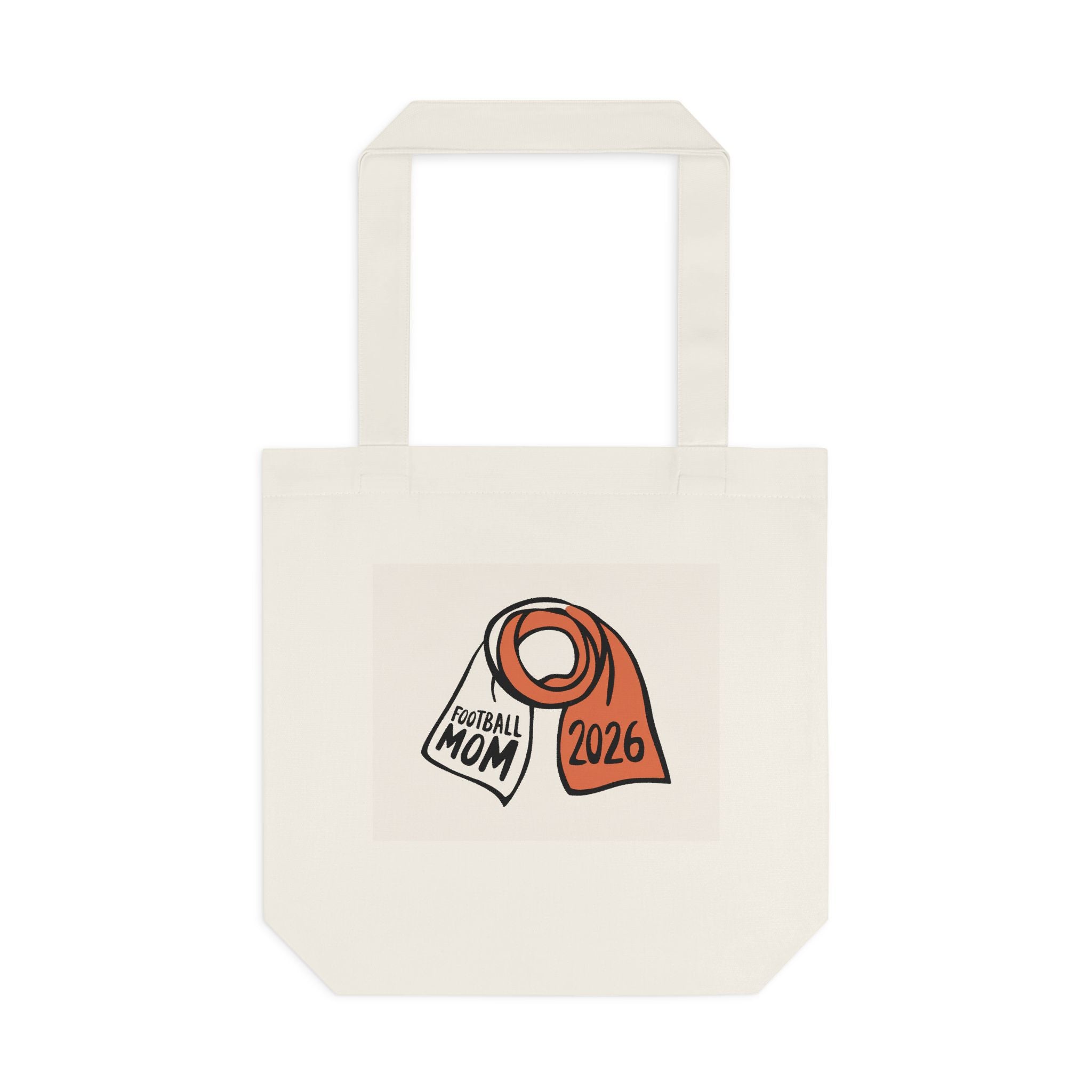 Football Mom Tote Bag | 2026 Soccer Fan Canvas Bag Gift for Women