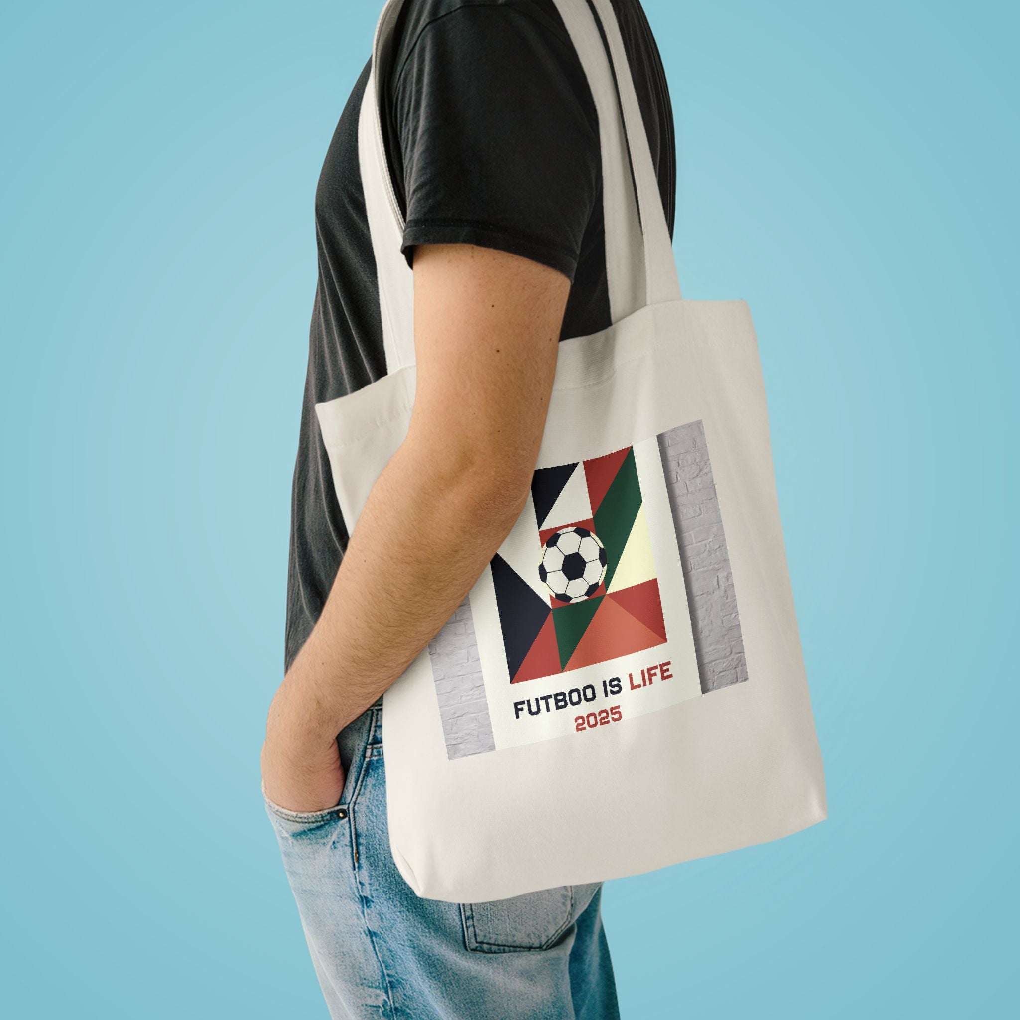 Fútbol Is Life Canvas Tote Bag | Soccer Fan Gift 2026