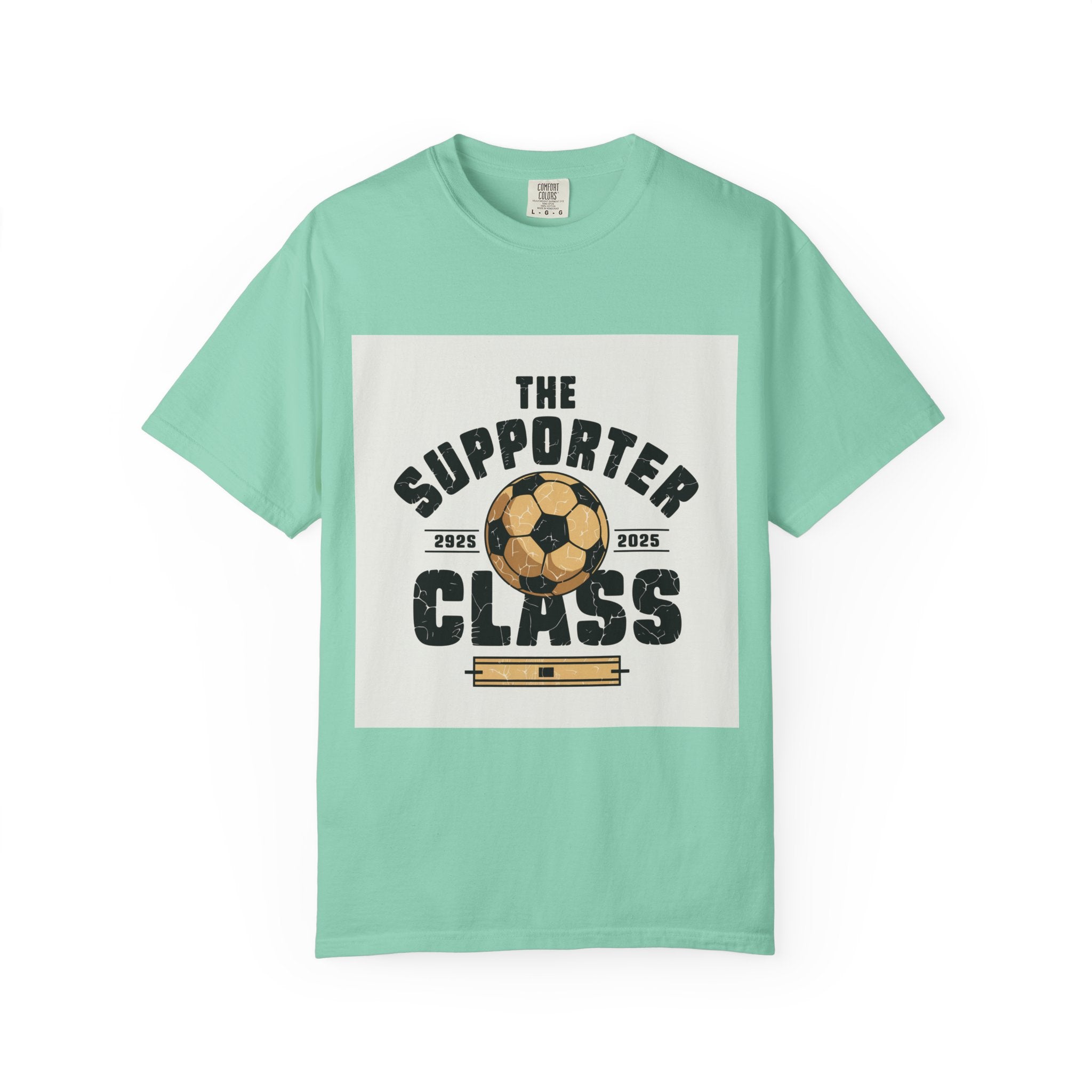 Vintage Football Fan T-Shirt 2026 Blokecore Supporter Garment Dyed
