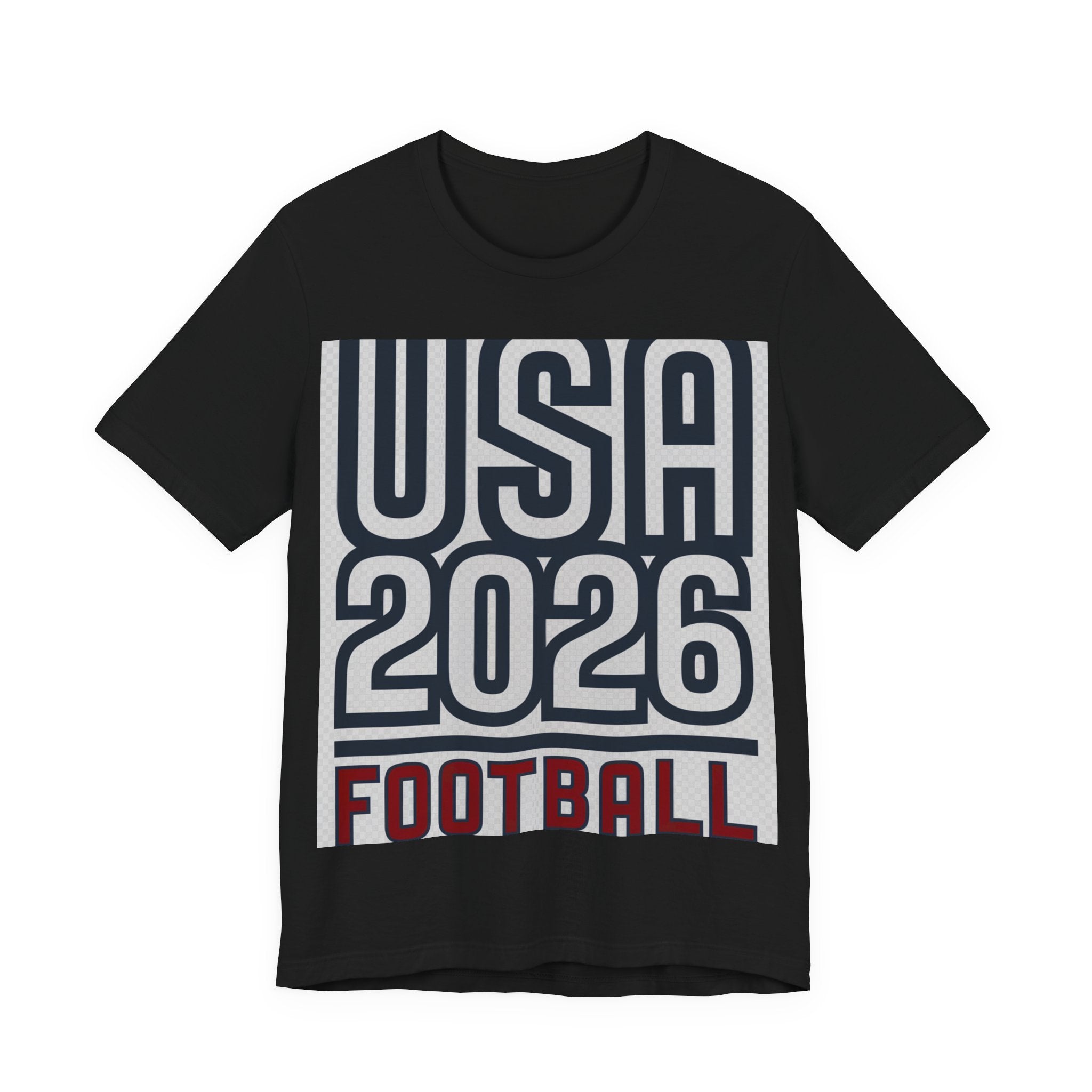 USA Football 2026 T-Shirt | Premium Minimalist Soccer Tee | Unisex Black