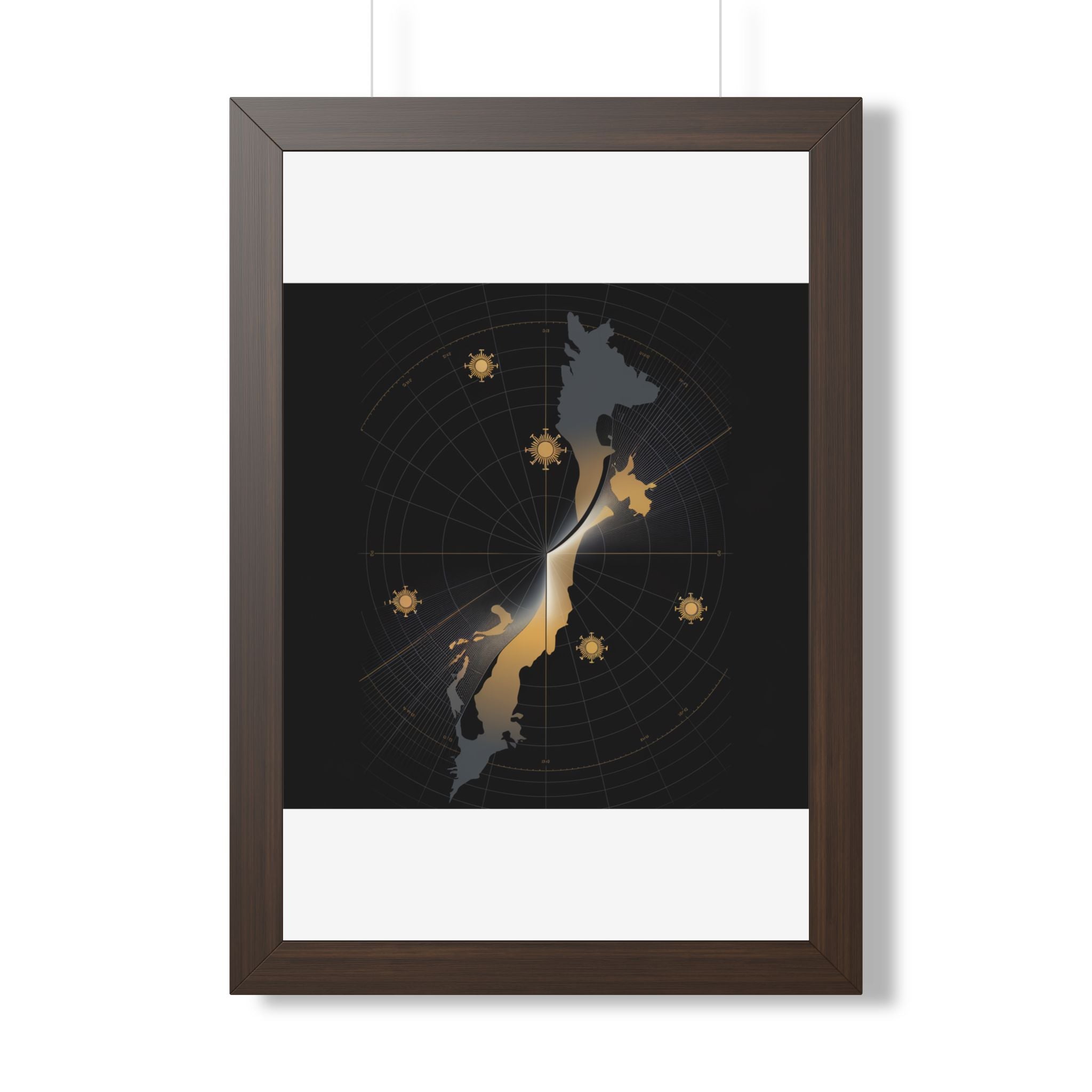 Total Solar Eclipse 2026 Path Map Poster | Astronomy Wall Art