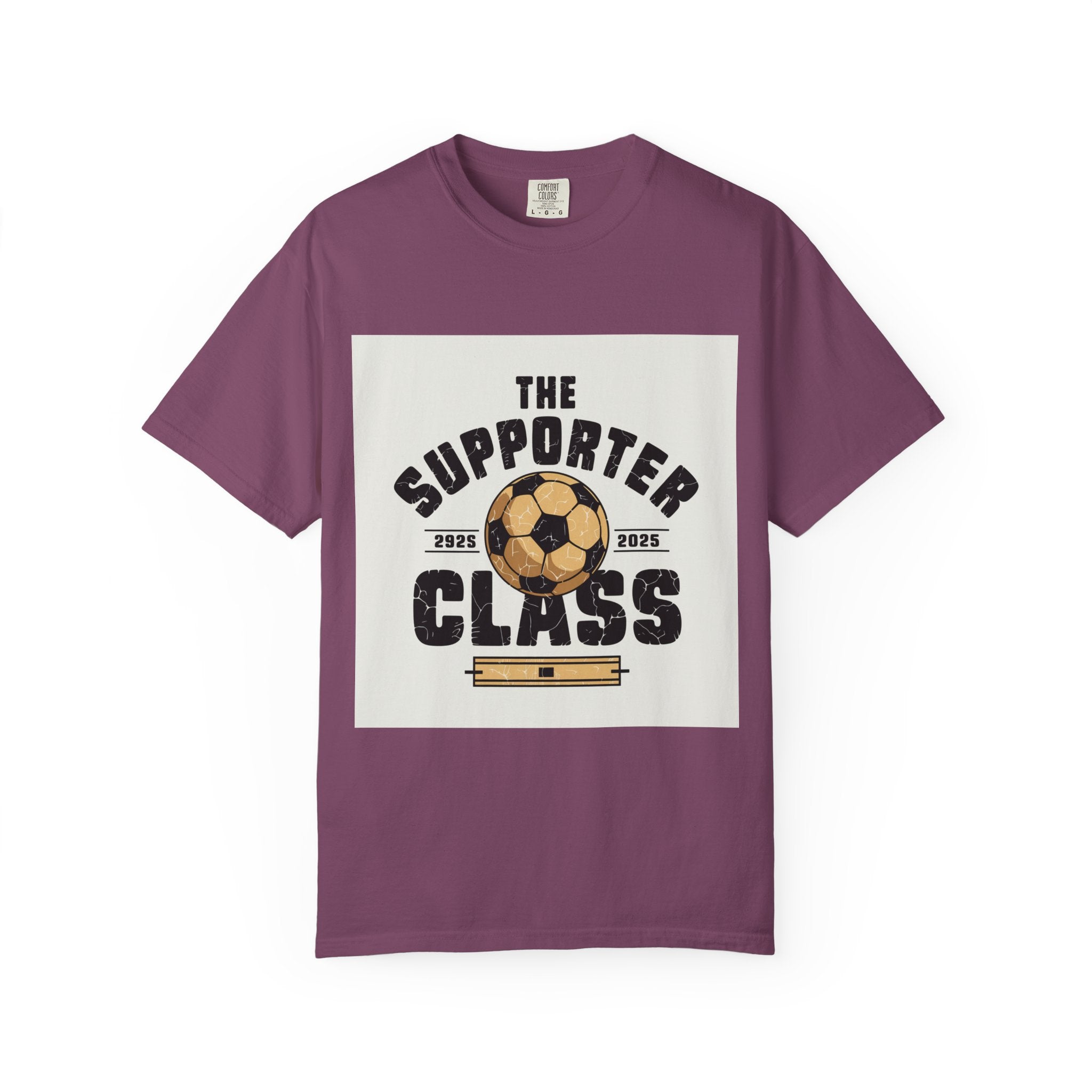 Vintage Football Fan T-Shirt 2026 Blokecore Supporter Garment Dyed