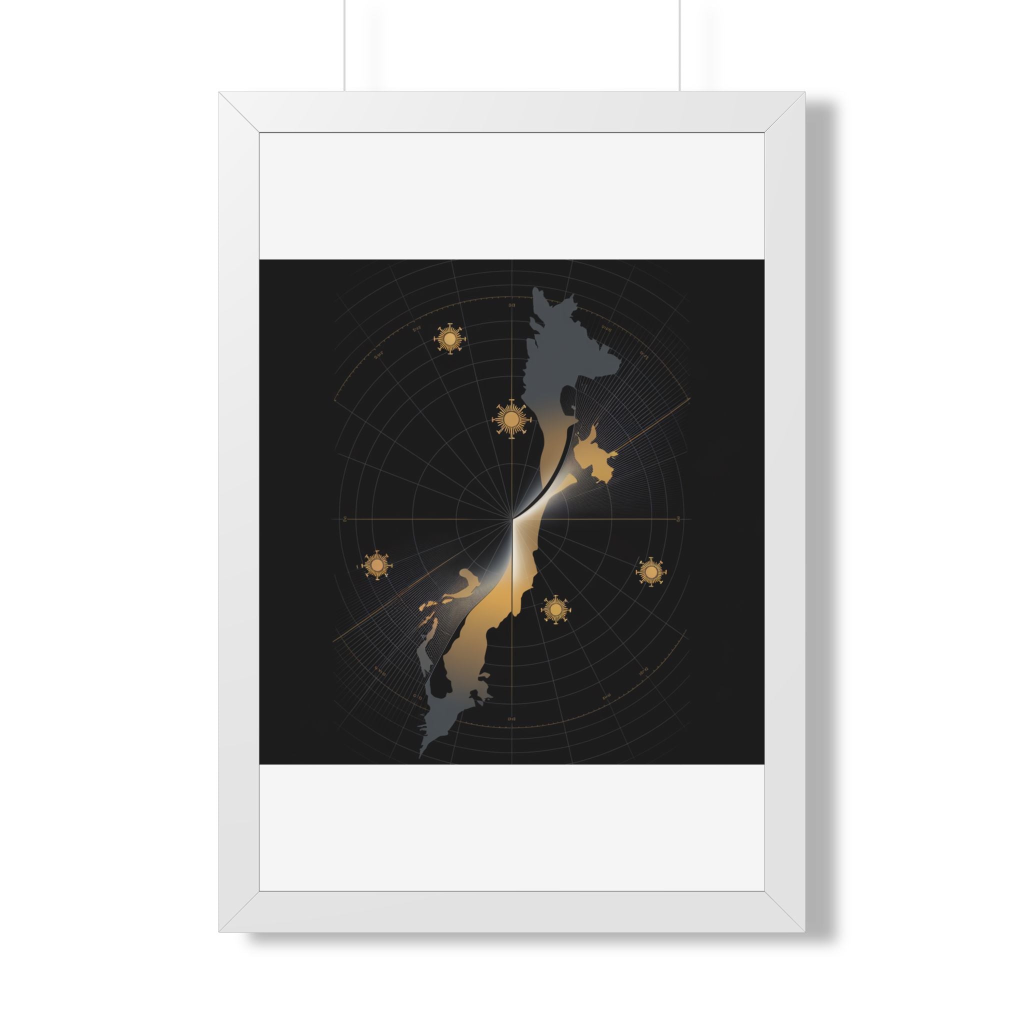 Total Solar Eclipse 2026 Path Map Poster | Astronomy Wall Art