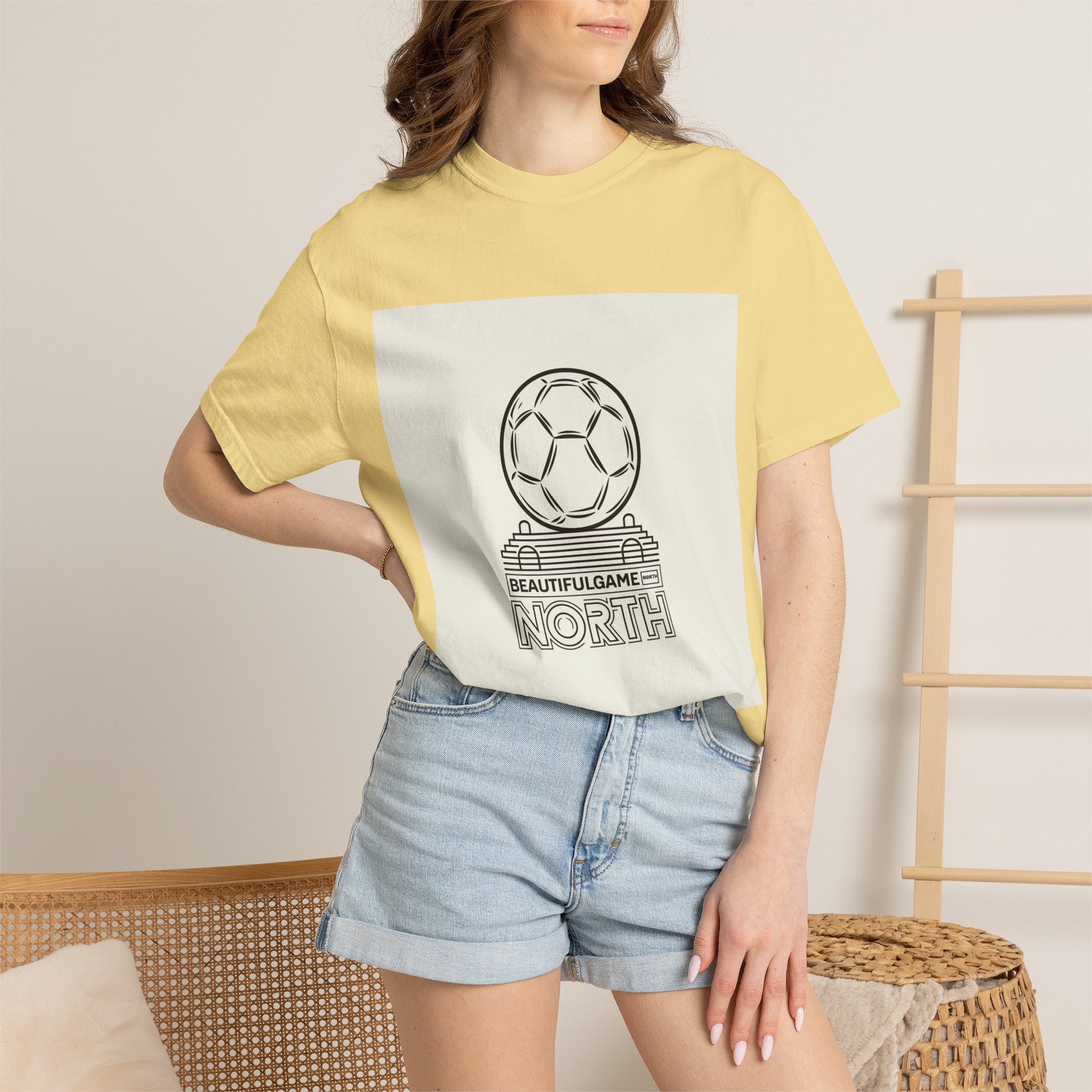 2026 Soccer Fan Vintage Garment Dyed T-Shirt Football Tee