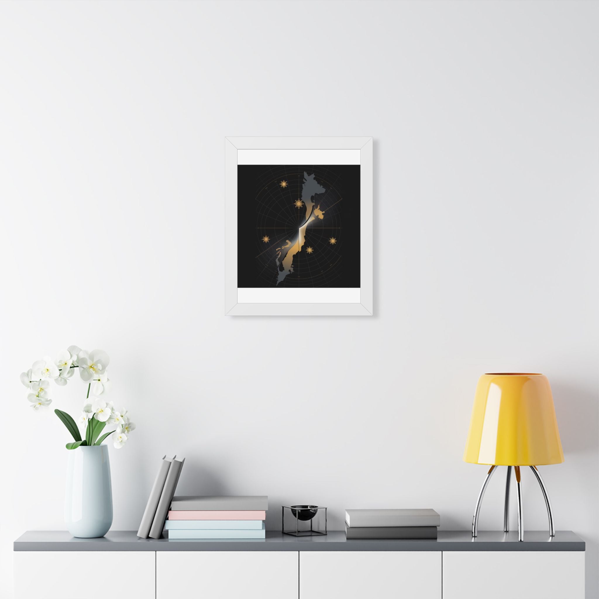 Total Solar Eclipse 2026 Path Map Poster | Astronomy Wall Art