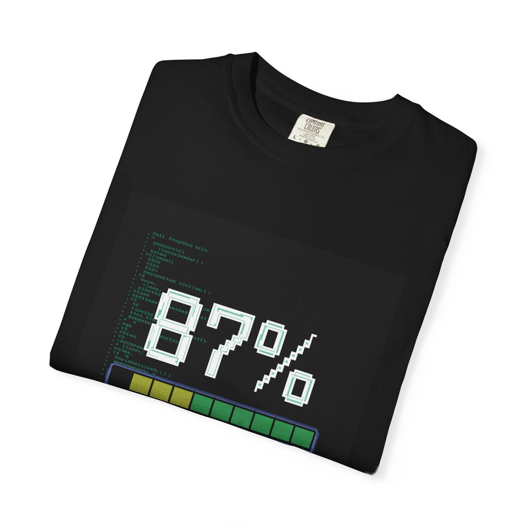 Glitch Gaming T-Shirt | Override In Progress Cyberpunk Tee