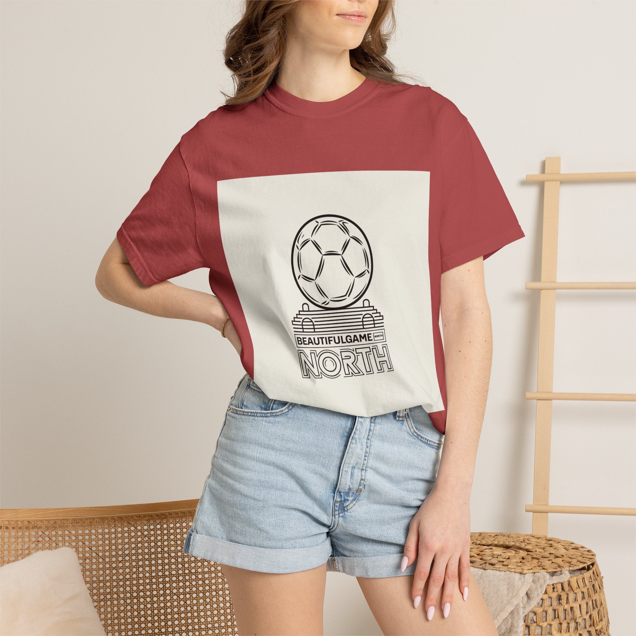 2026 Soccer Fan Vintage Garment Dyed T-Shirt Football Tee