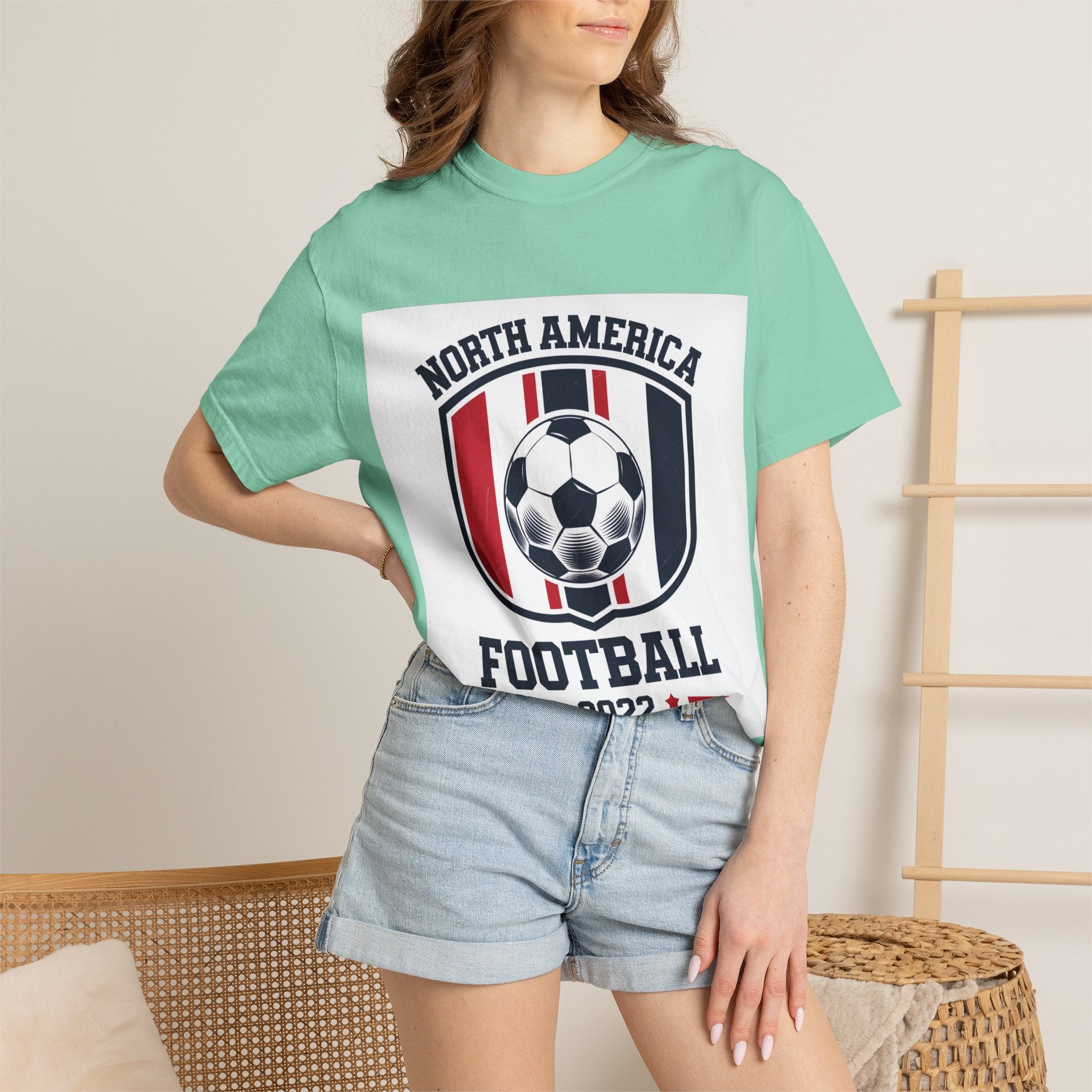 North America Soccer 2026 Vintage Garment Dyed Fan Tee