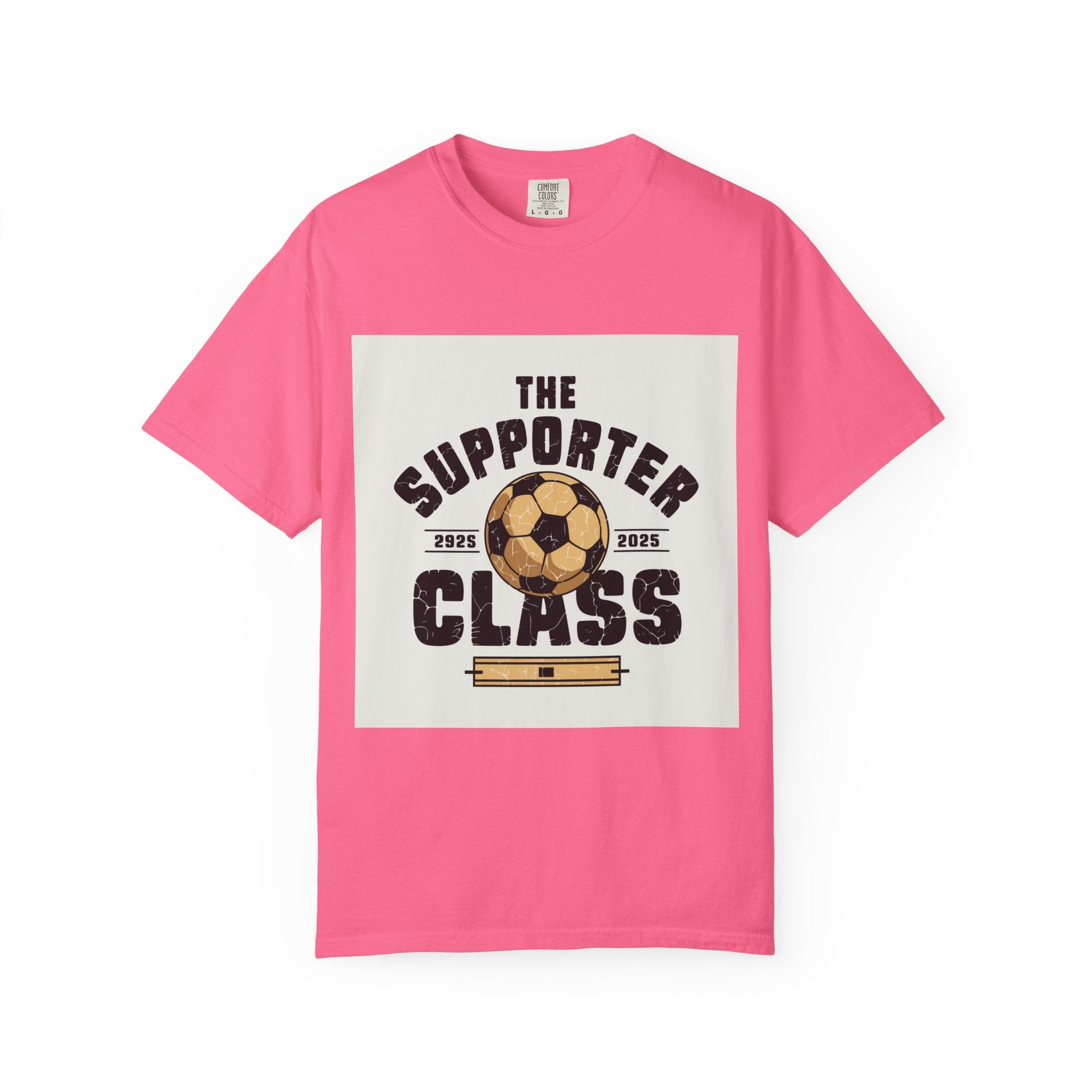 Vintage Football Fan T-Shirt 2026 Blokecore Supporter Garment Dyed