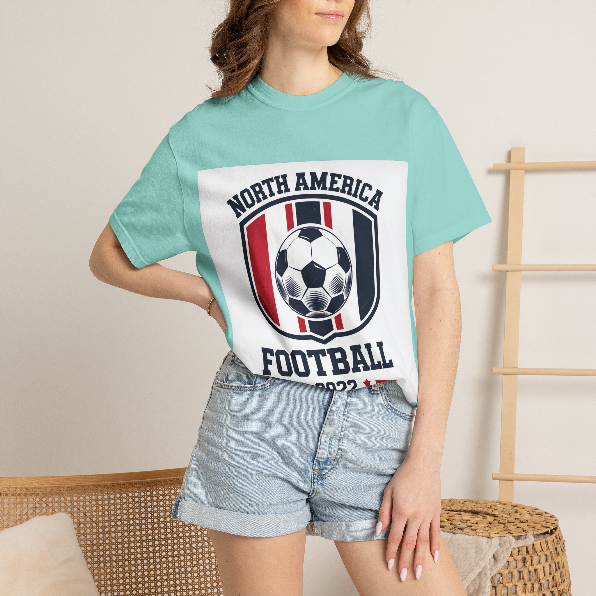 North America Soccer 2026 Vintage Garment Dyed Fan Tee