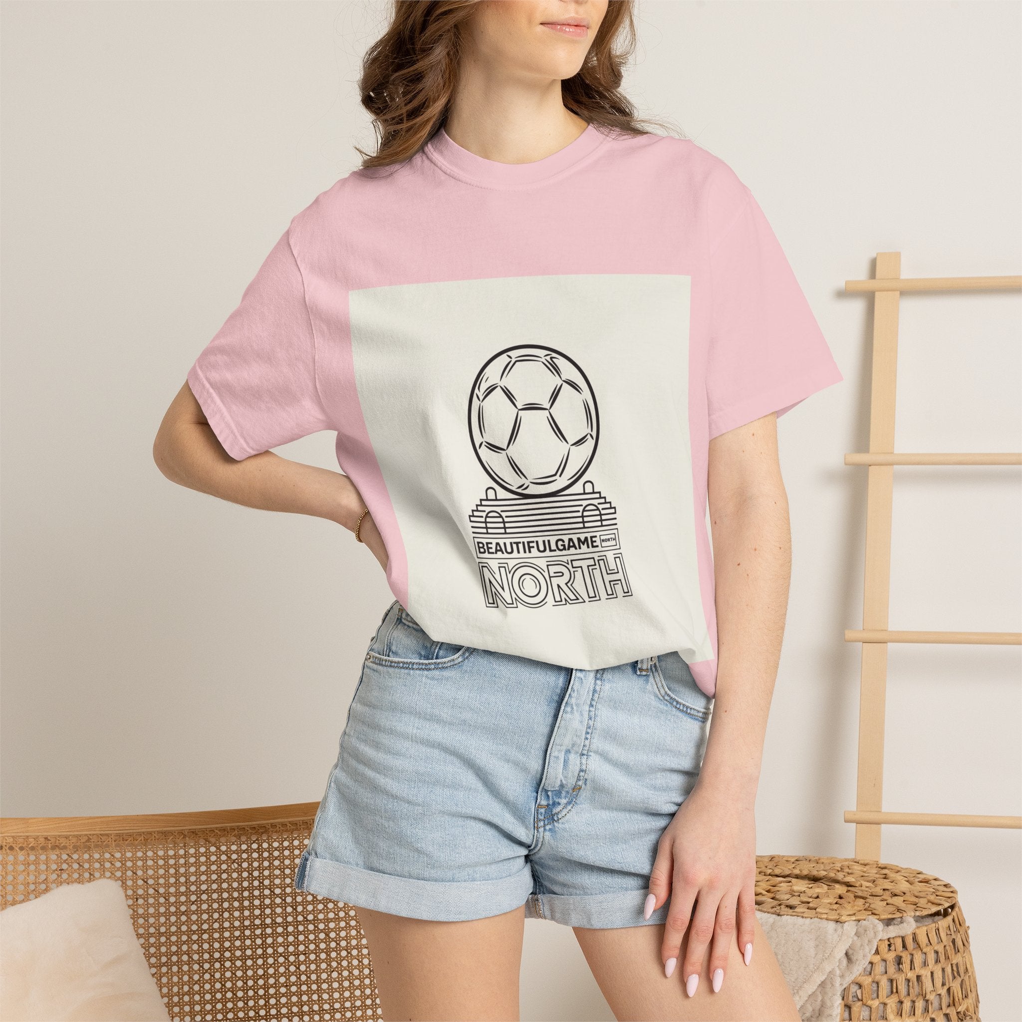 2026 Soccer Fan Vintage Garment Dyed T-Shirt Football Tee