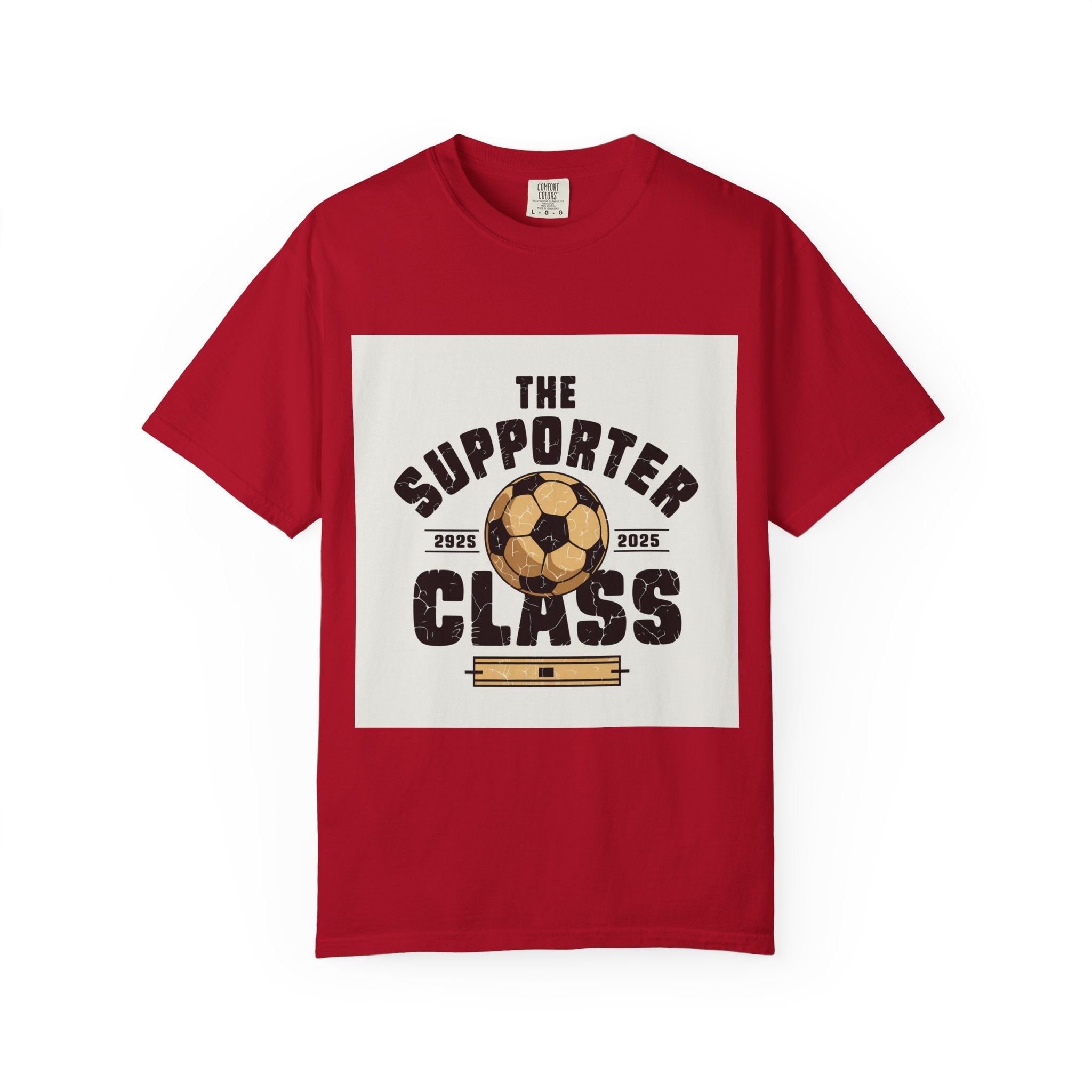 Vintage Football Fan T-Shirt 2026 Blokecore Supporter Garment Dyed
