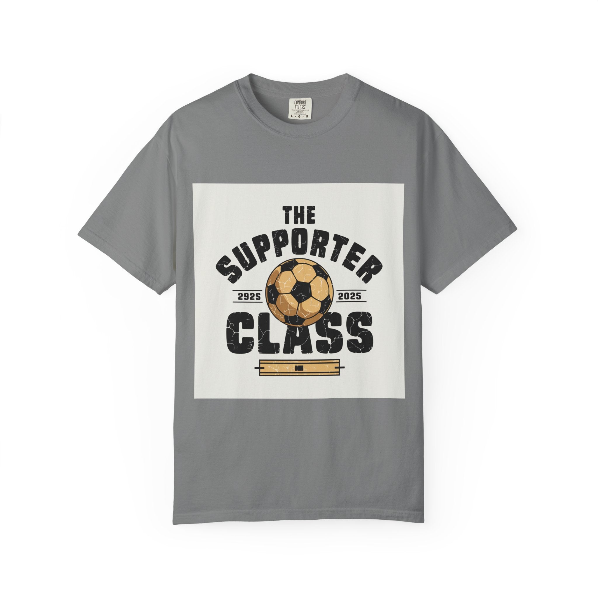 Vintage Football Fan T-Shirt 2026 Blokecore Supporter Garment Dyed
