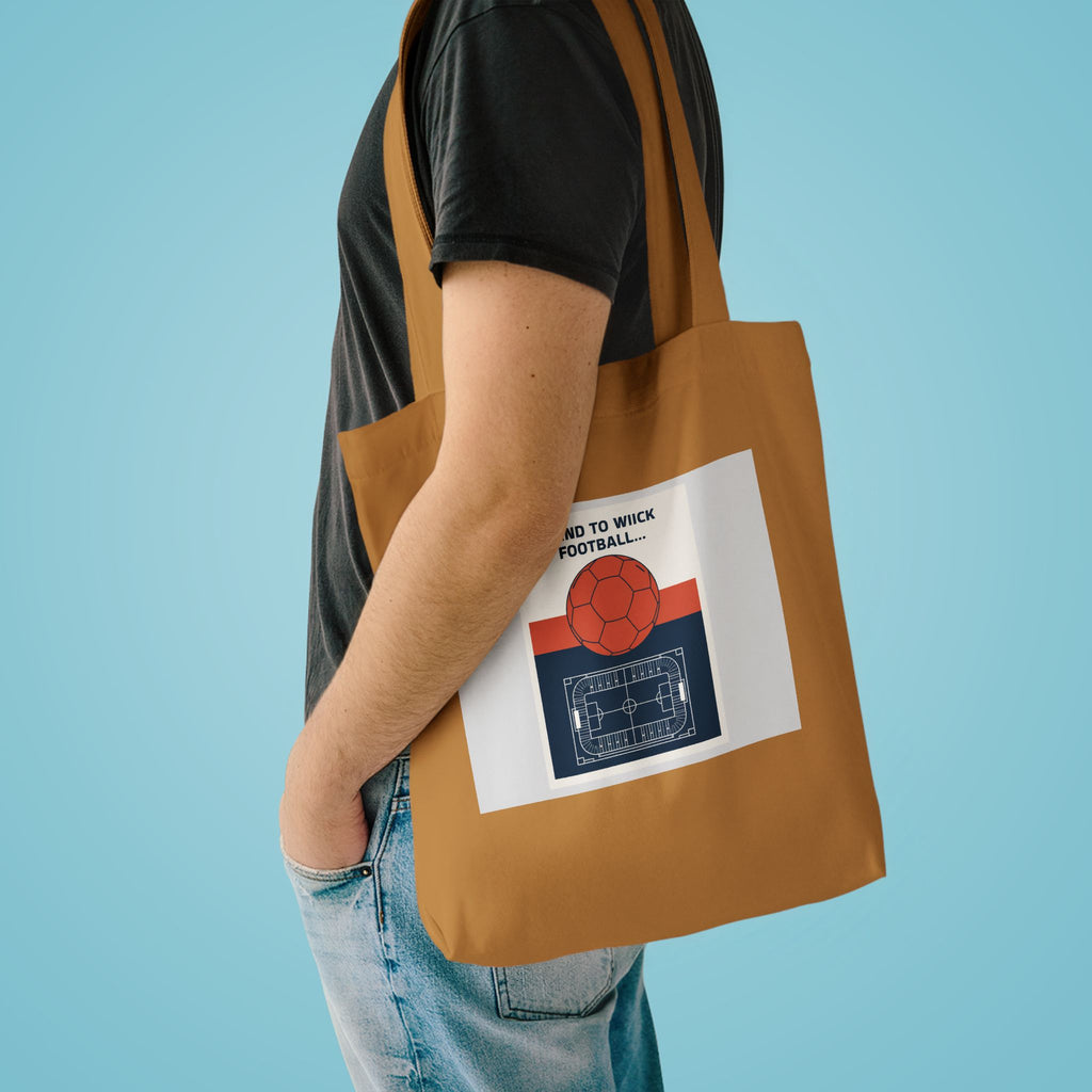 Football Fan Tote Bag 2026 — Vintage Soccer Poster Canvas Bag