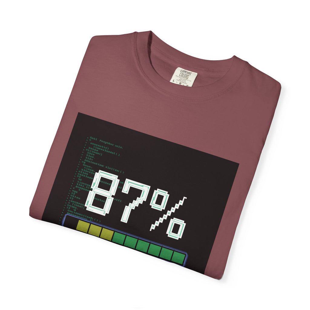 Glitch Gaming T-Shirt | Override In Progress Cyberpunk Tee