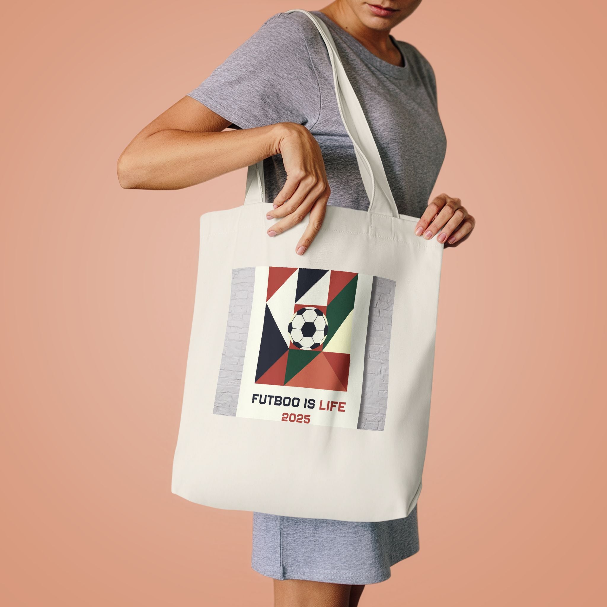 Fútbol Is Life Canvas Tote Bag | Soccer Fan Gift 2026
