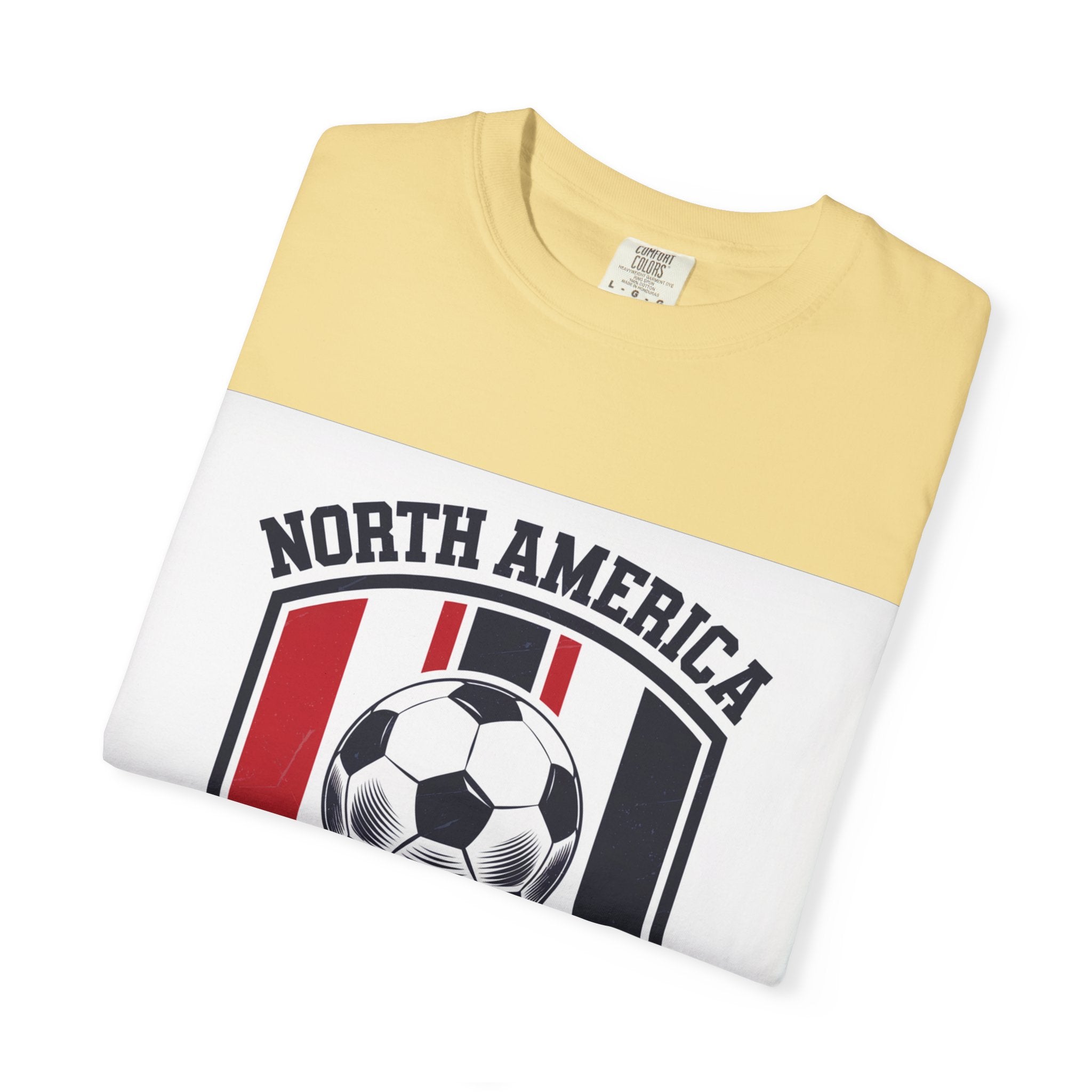 North America Soccer 2026 Vintage Garment Dyed Fan Tee
