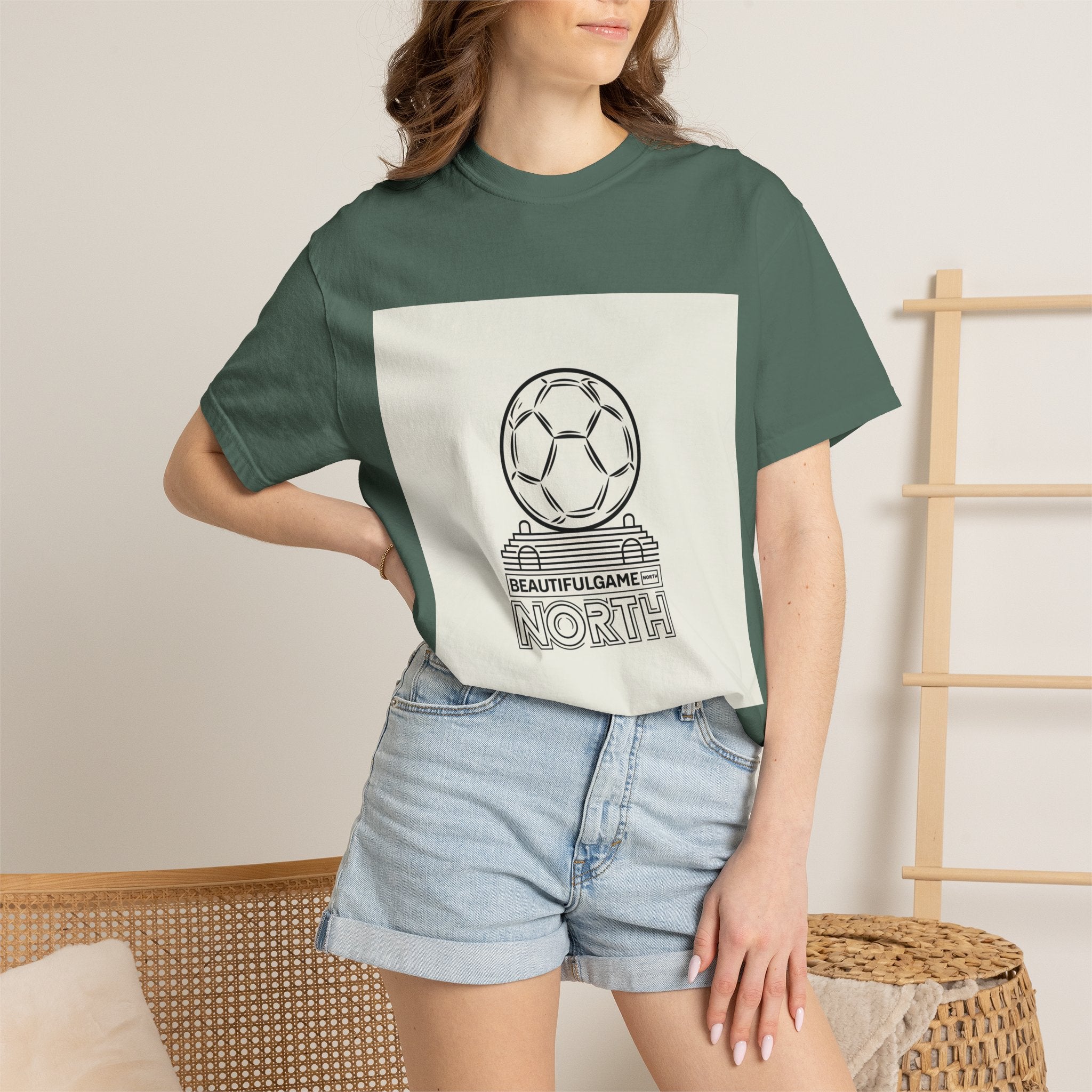 2026 Soccer Fan Vintage Garment Dyed T-Shirt Football Tee