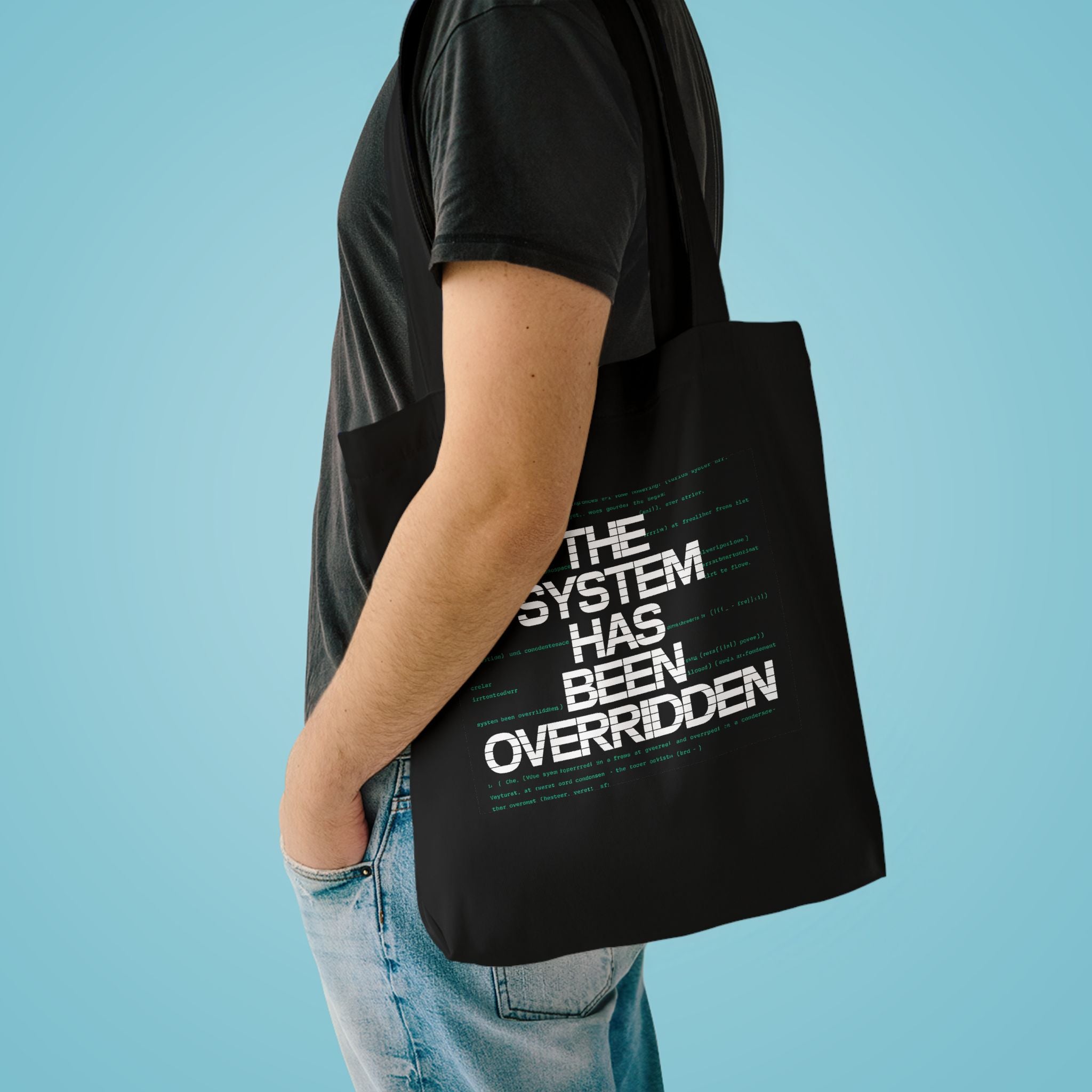 Cyberpunk Tote Bag – Rebel Exe Gamer Streetwear Tech Aesthetic