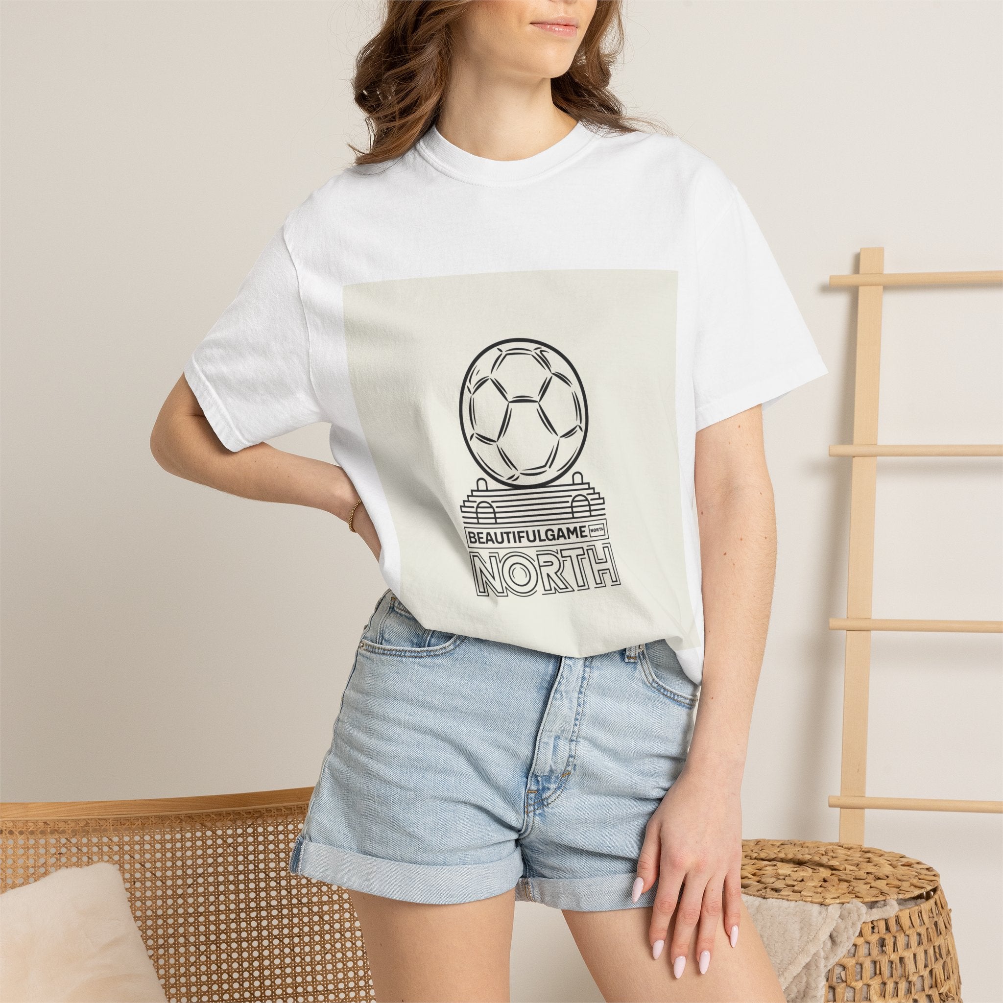 2026 Soccer Fan Vintage Garment Dyed T-Shirt Football Tee