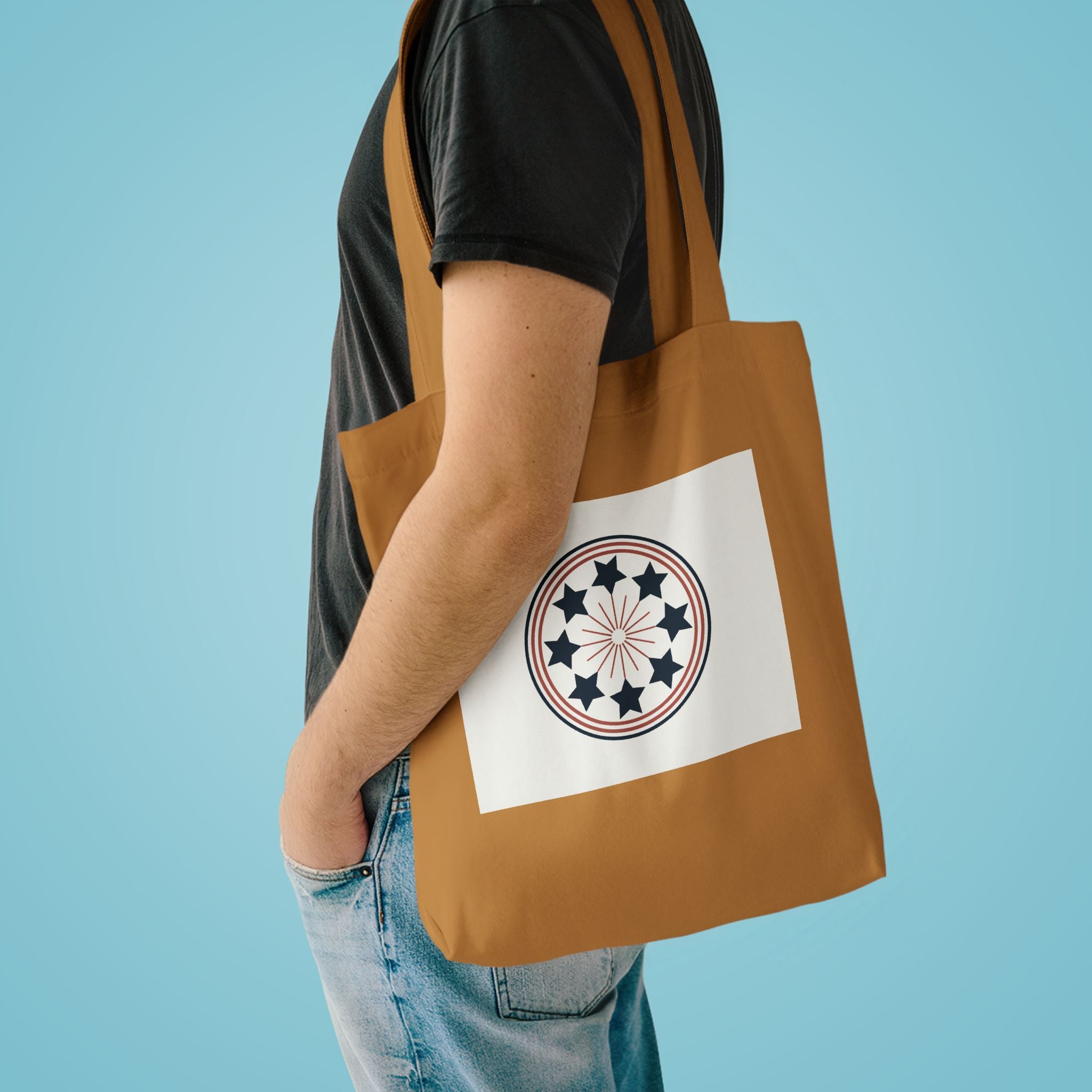 Patriotic Eagle Tote Bag | 4th of July 250th Anniversary Canvas Gift