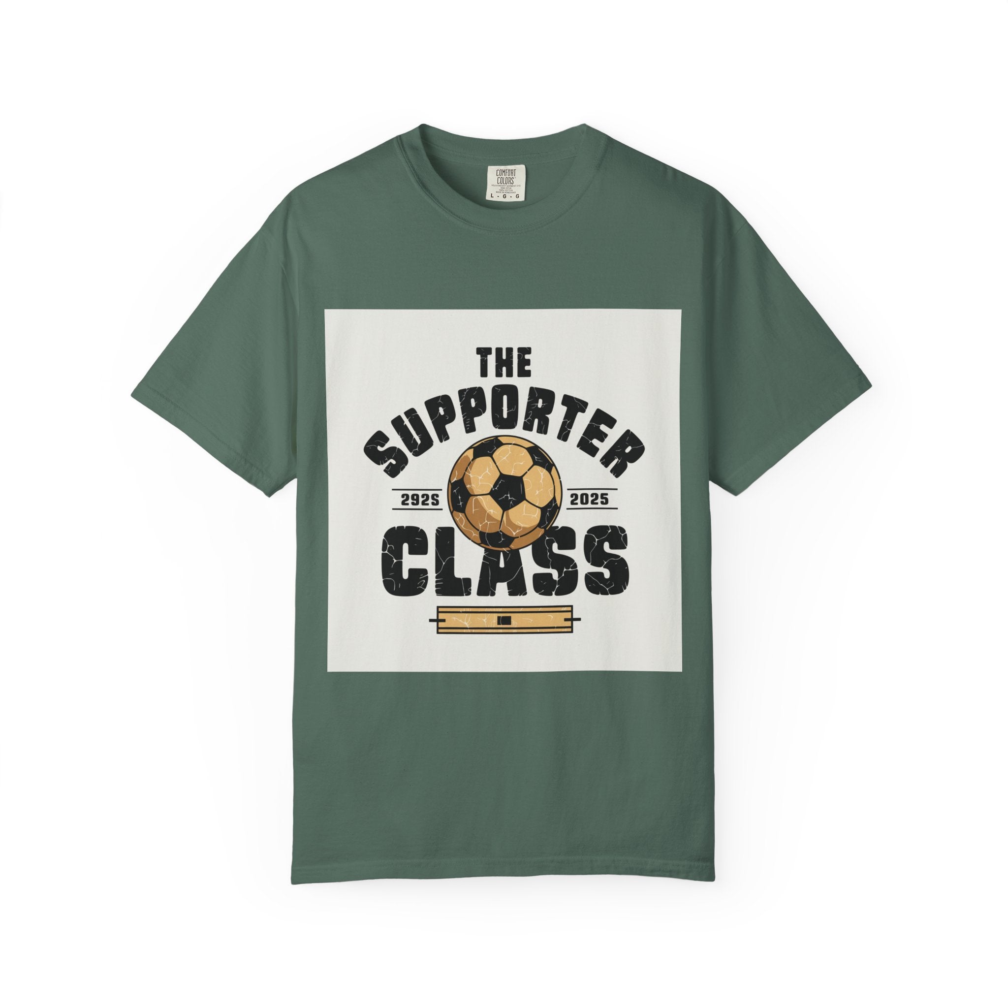 Vintage Football Fan T-Shirt 2026 Blokecore Supporter Garment Dyed