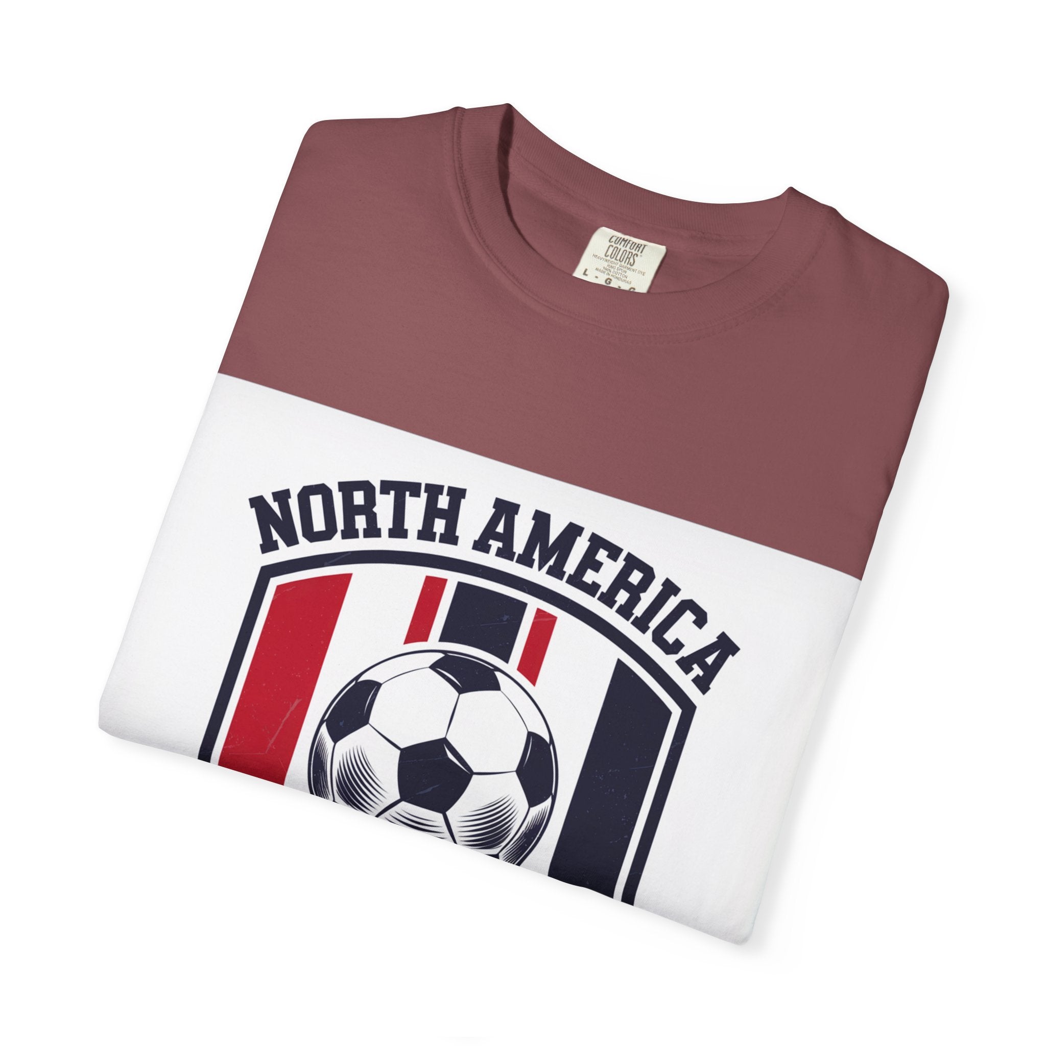 North America Soccer 2026 Vintage Garment Dyed Fan Tee