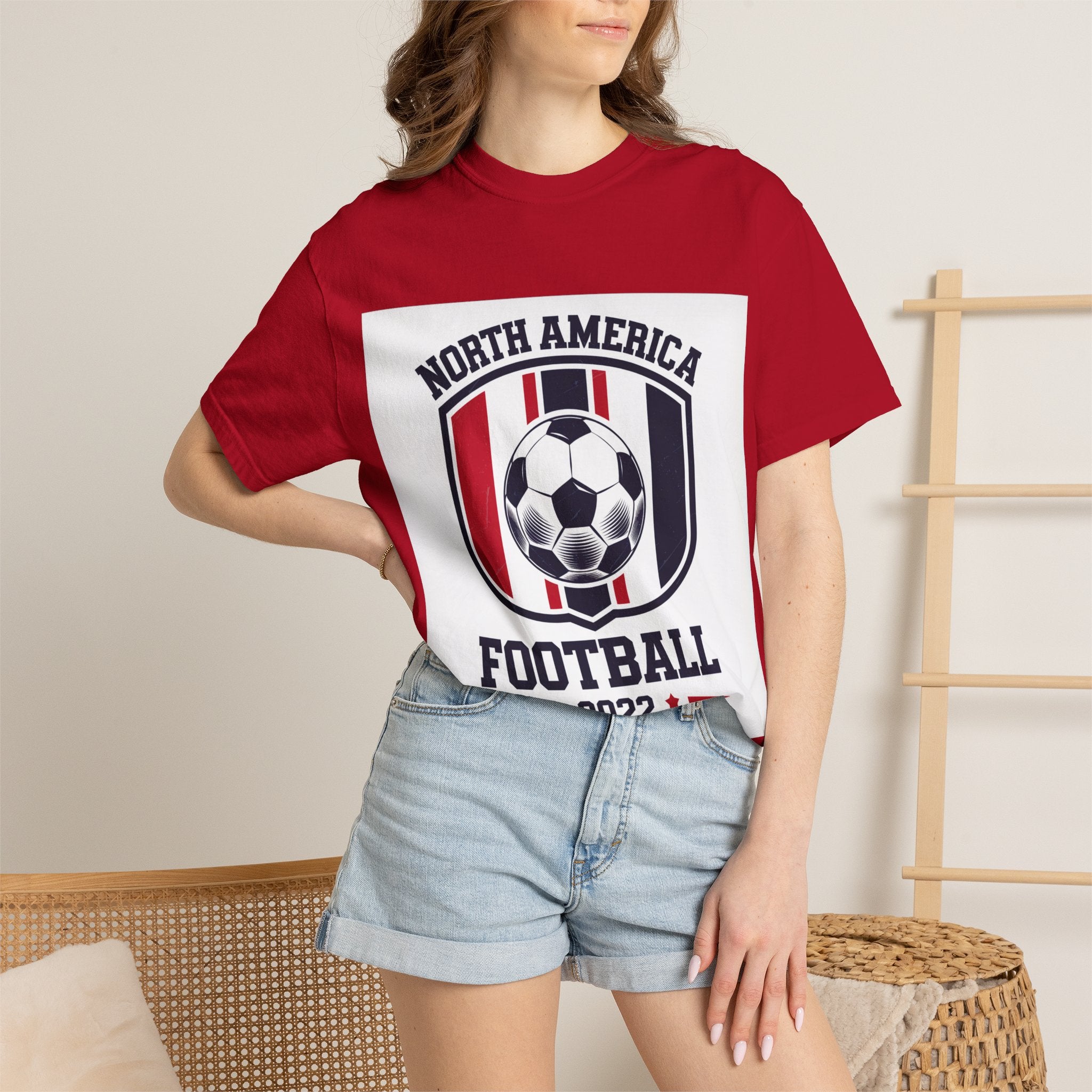 North America Soccer 2026 Vintage Garment Dyed Fan Tee