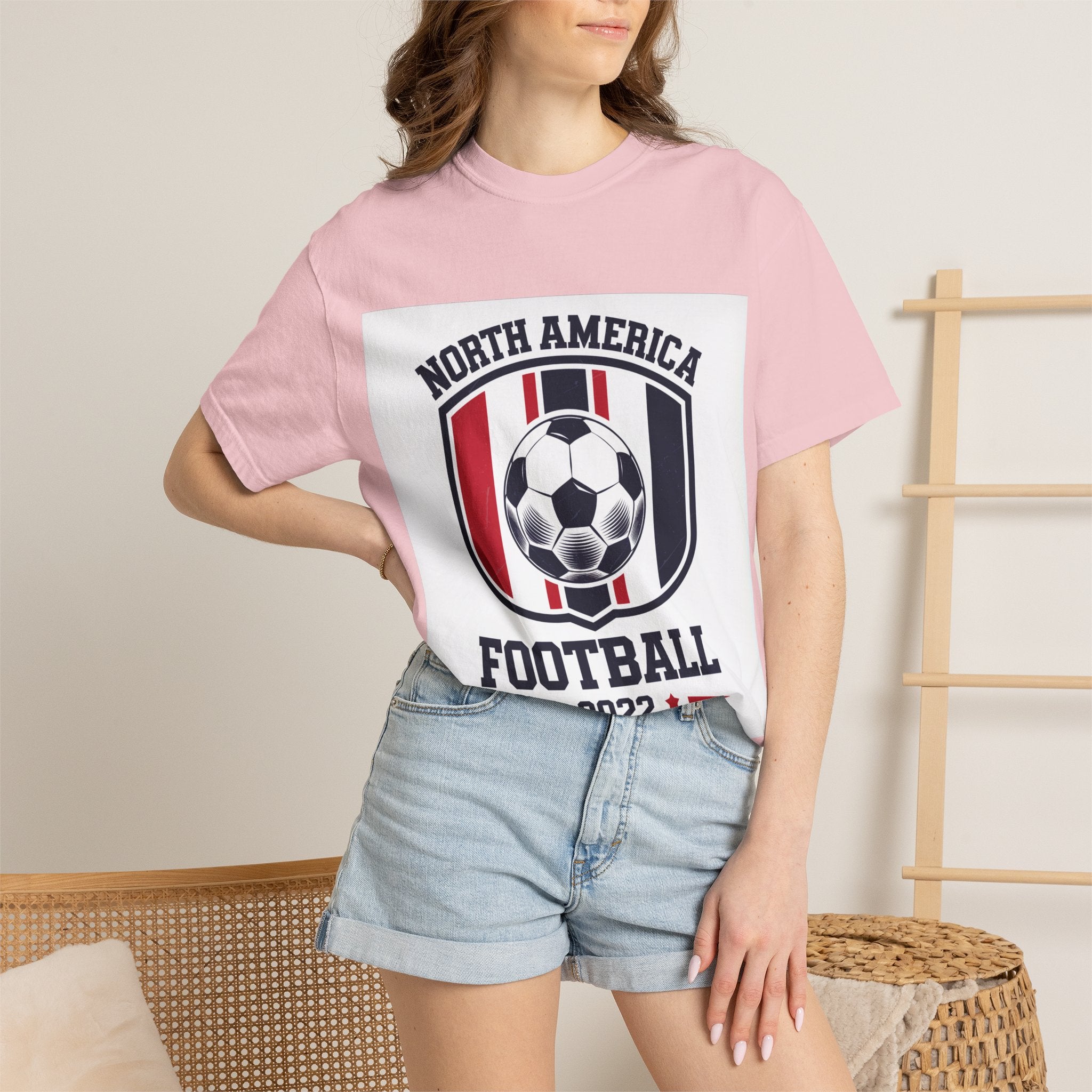 North America Soccer 2026 Vintage Garment Dyed Fan Tee