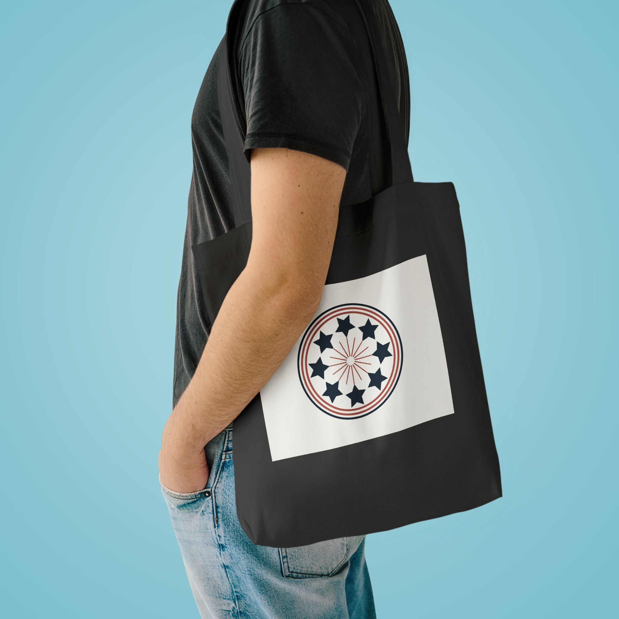 Patriotic Eagle Tote Bag | 4th of July 250th Anniversary Canvas Gift