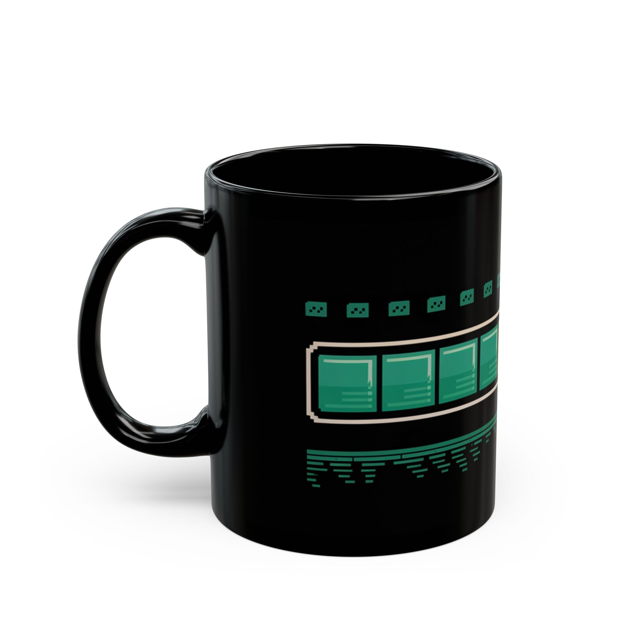 Gaming Coffee Mug Override Loading Bar Gamer Gift 11oz Black