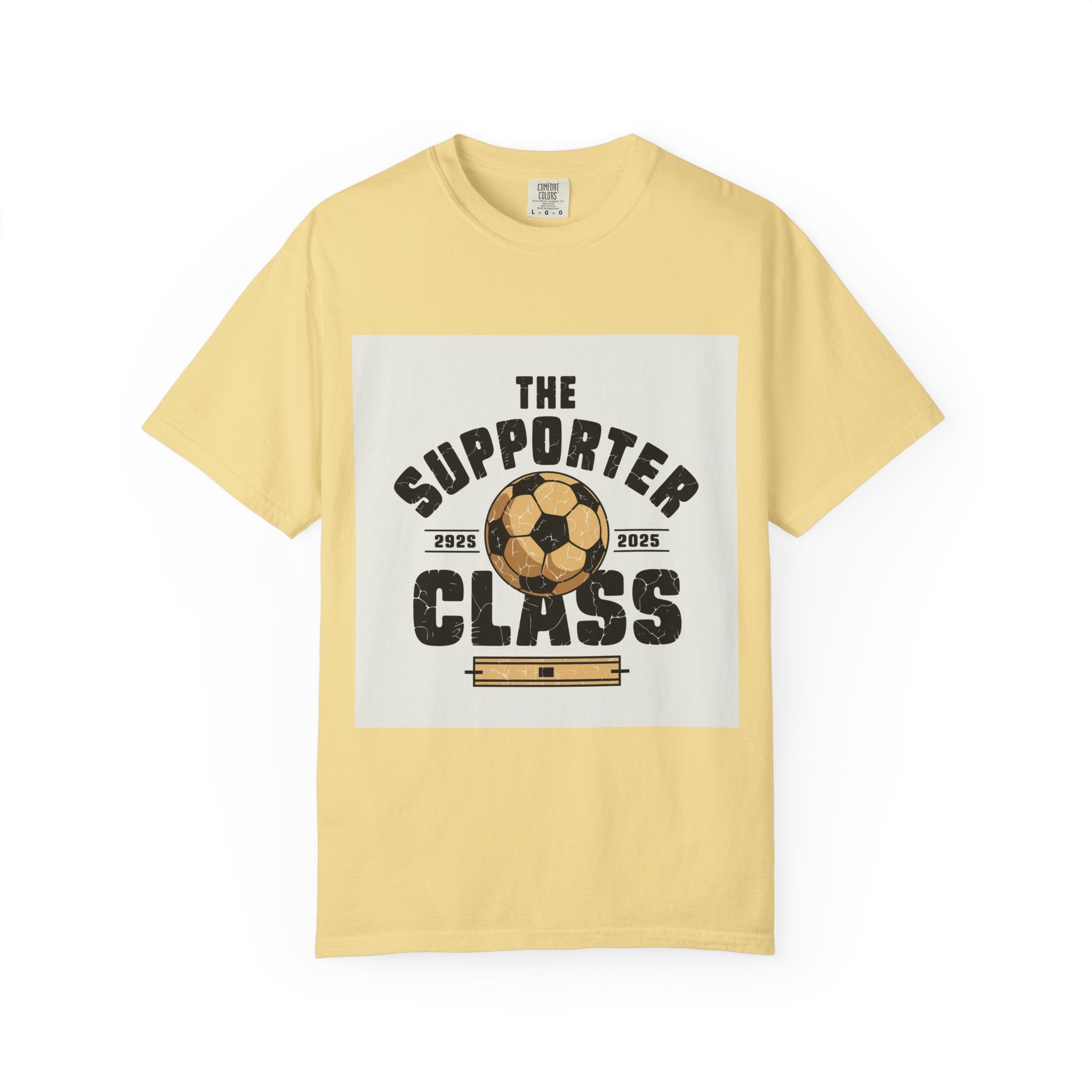Vintage Football Fan T-Shirt 2026 Blokecore Supporter Garment Dyed