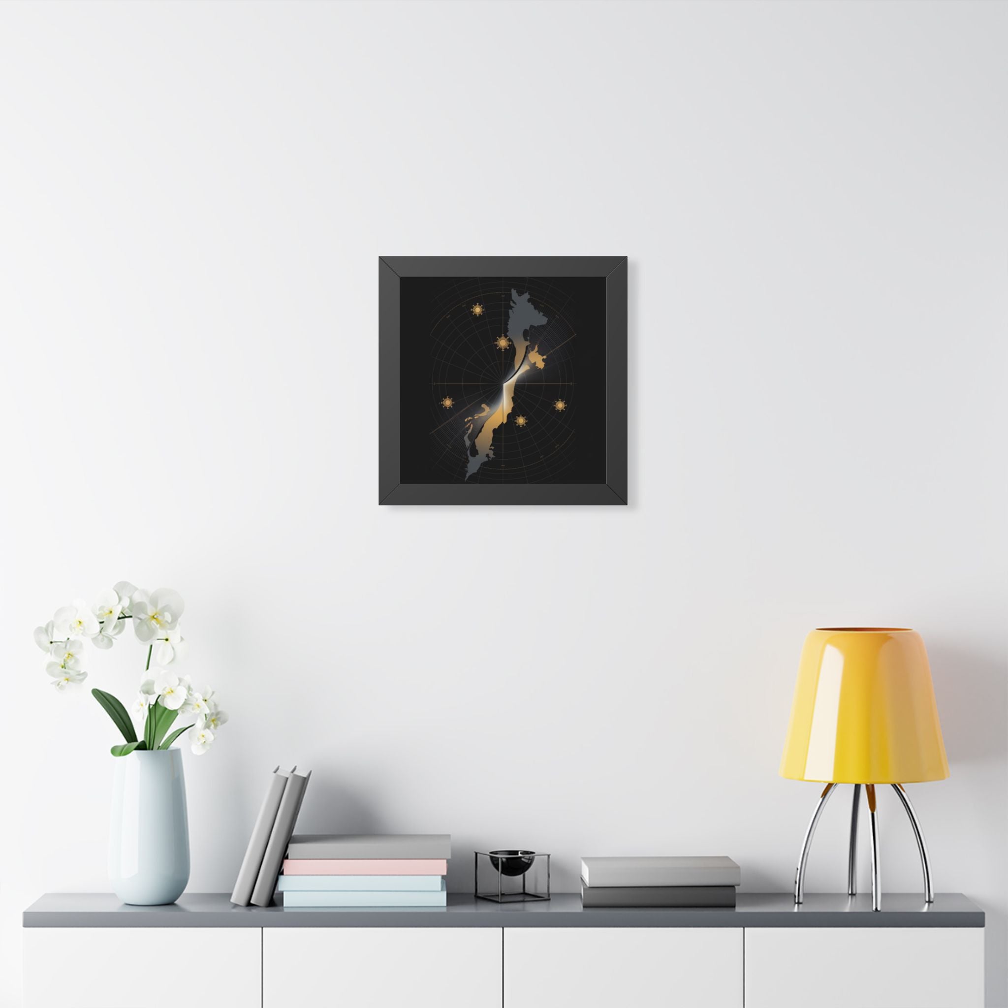 Total Solar Eclipse 2026 Path Map Poster | Astronomy Wall Art