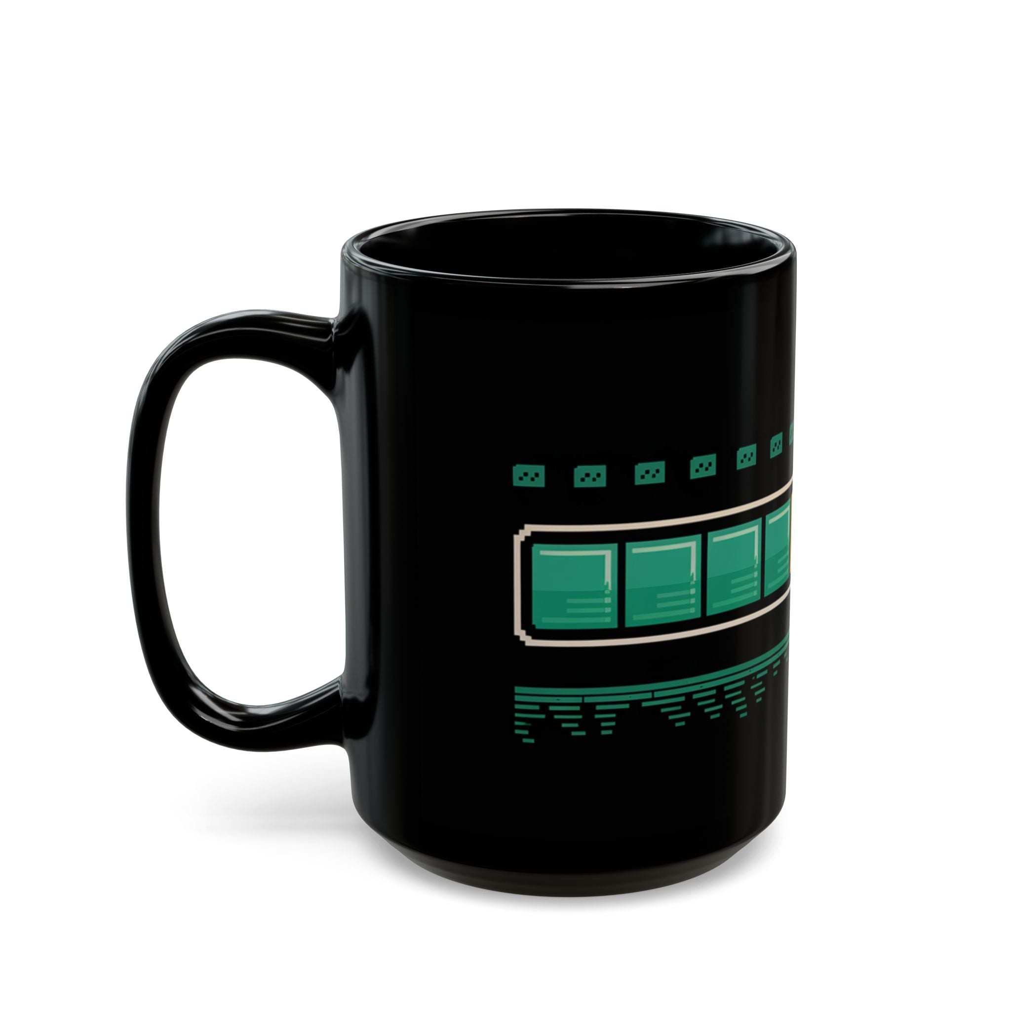 Gaming Coffee Mug Override Loading Bar Gamer Gift 11oz Black