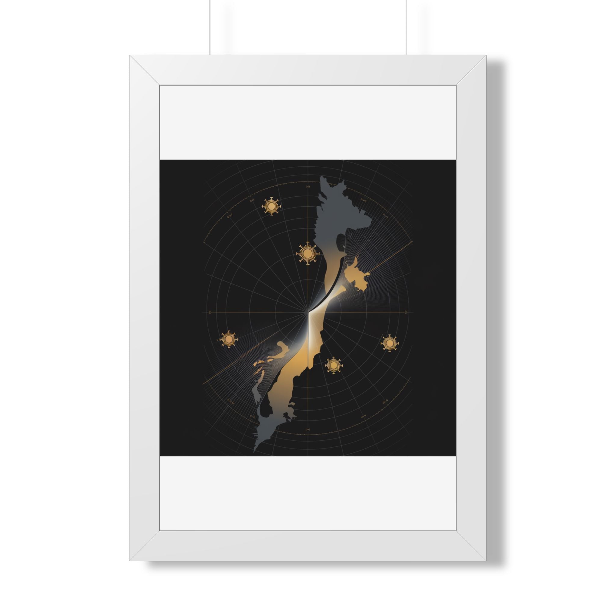 Total Solar Eclipse 2026 Path Map Poster | Astronomy Wall Art