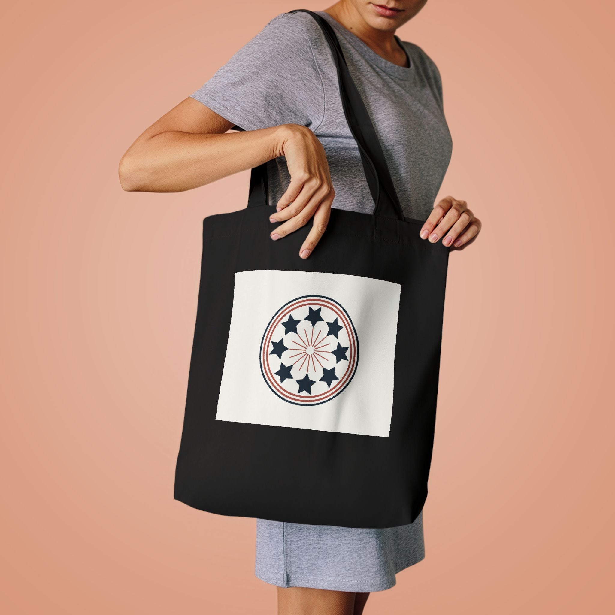 Patriotic Eagle Tote Bag | 4th of July 250th Anniversary Canvas Gift