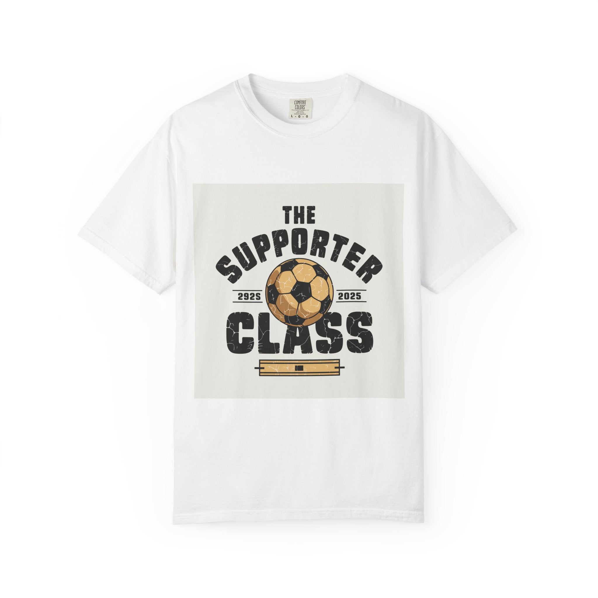 Vintage Football Fan T-Shirt 2026 Blokecore Supporter Garment Dyed
