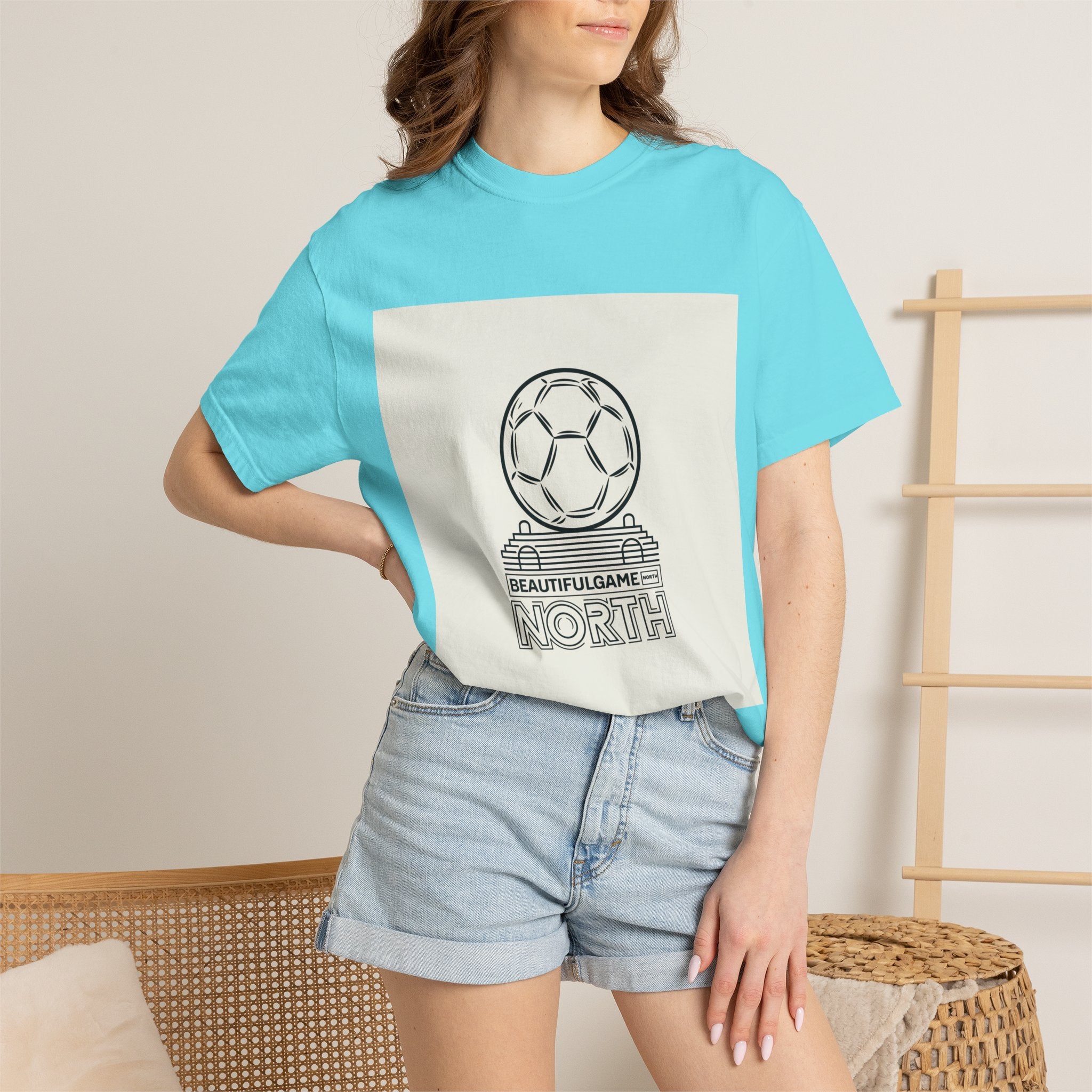 2026 Soccer Fan Vintage Garment Dyed T-Shirt Football Tee